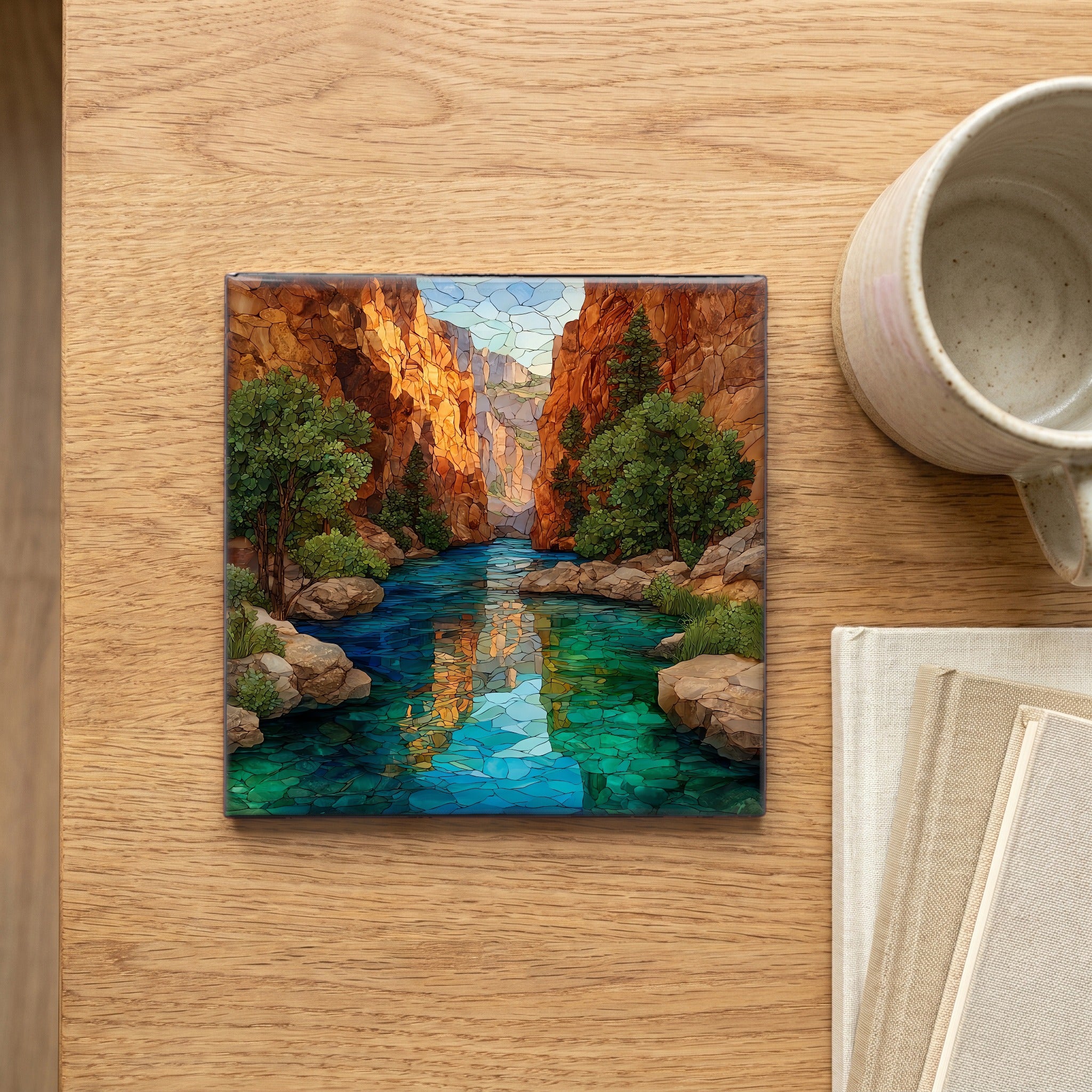 hidden Saddle Canyon along — scale