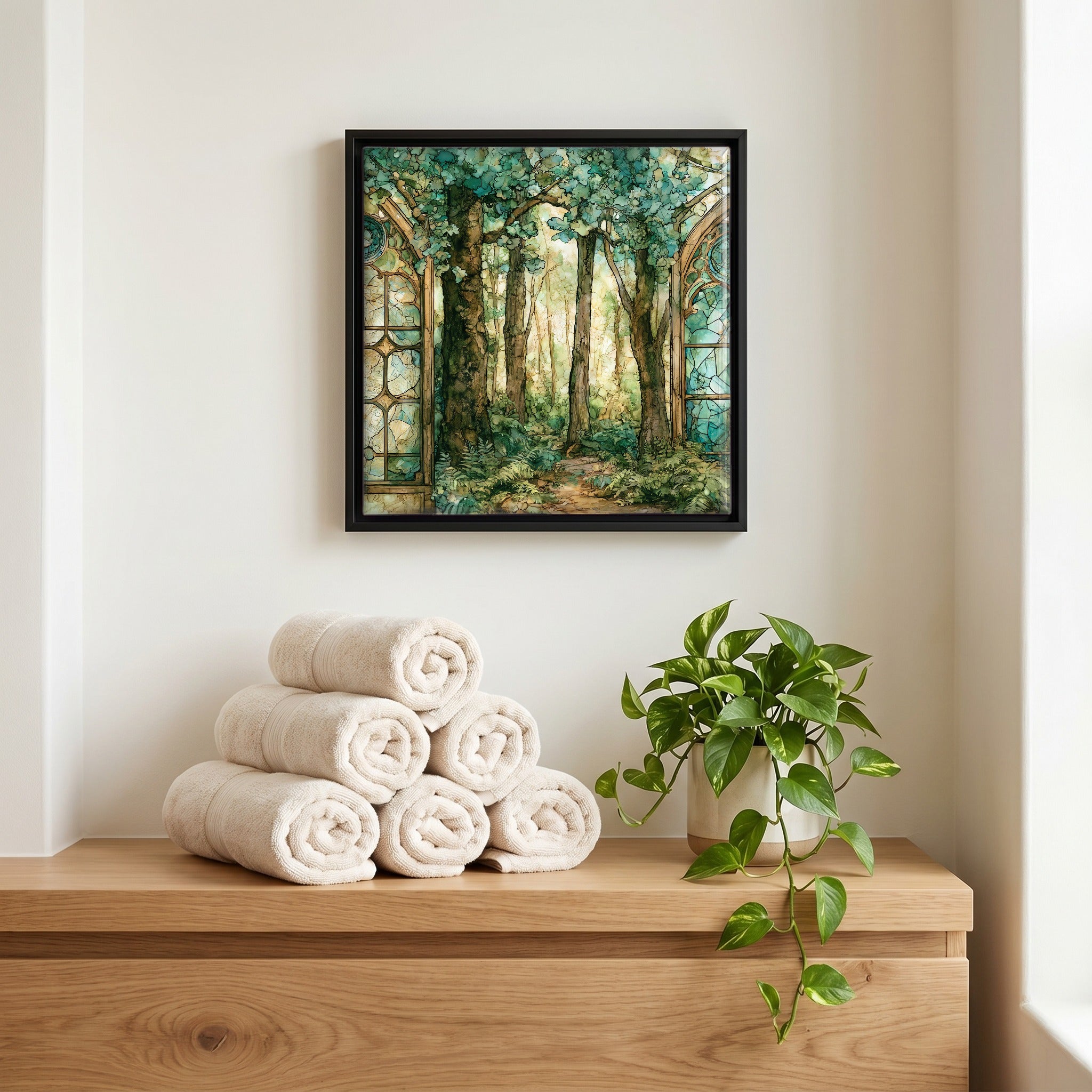 A quiet corner of the bath.