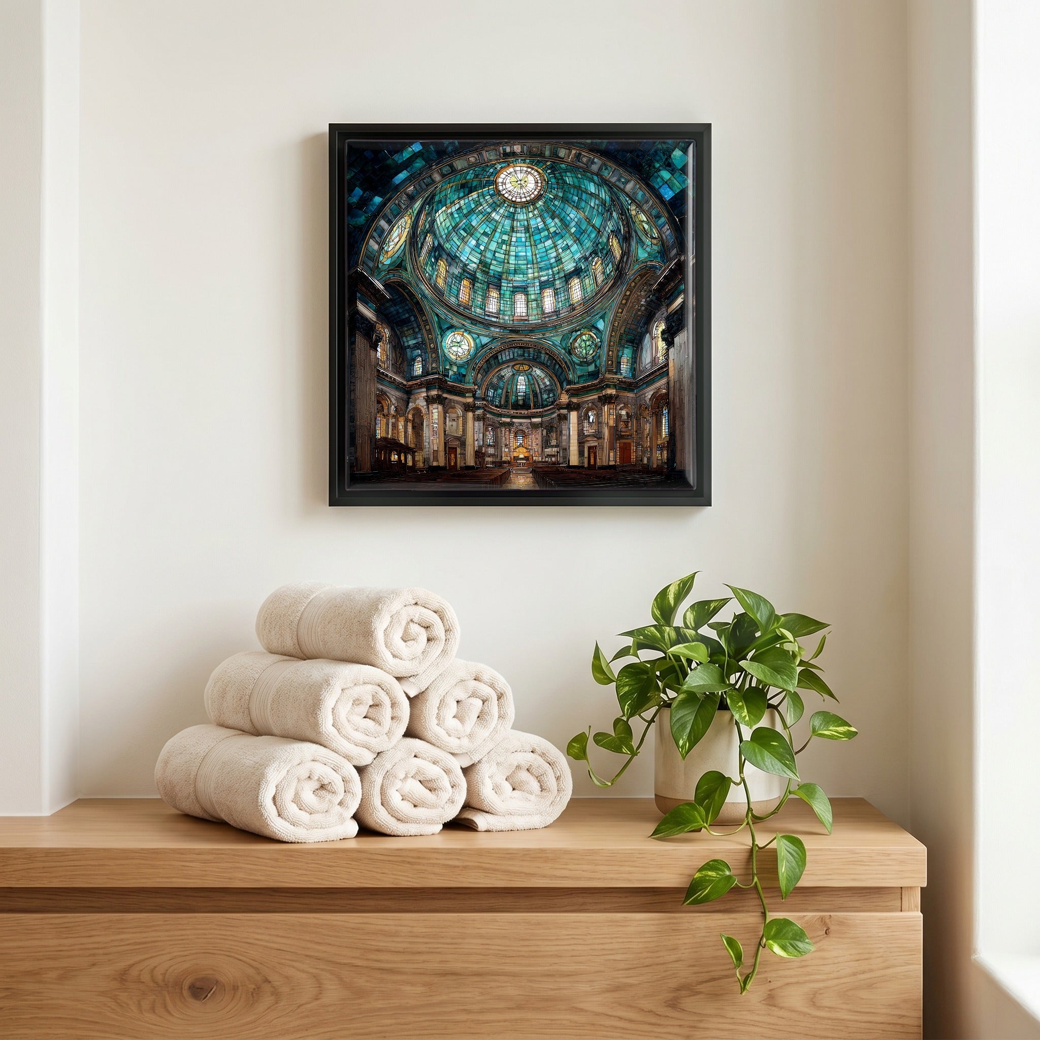 A quiet corner of the bath.