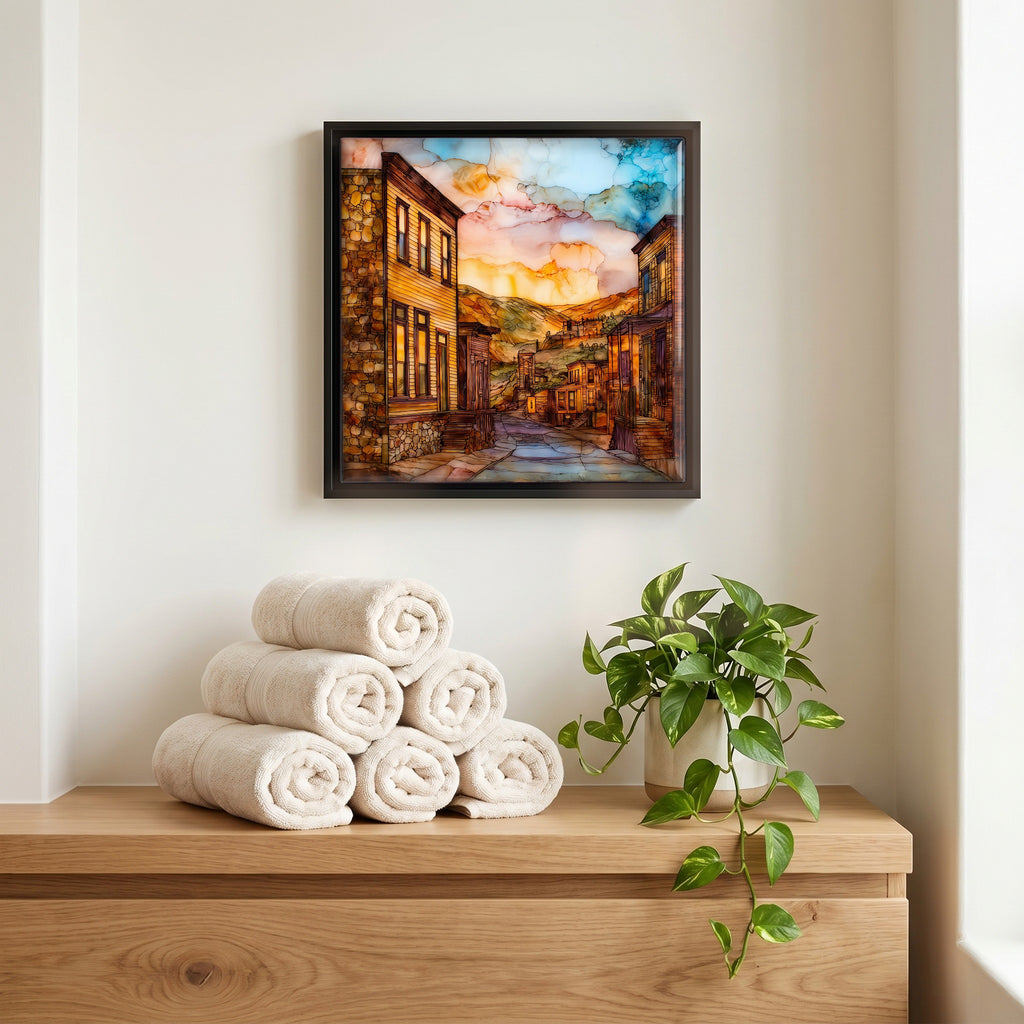 A quiet corner of the bath.