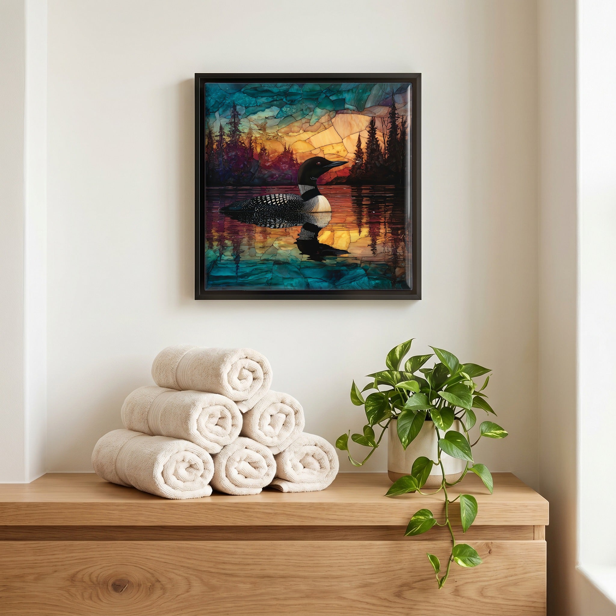 A quiet corner of the bath.