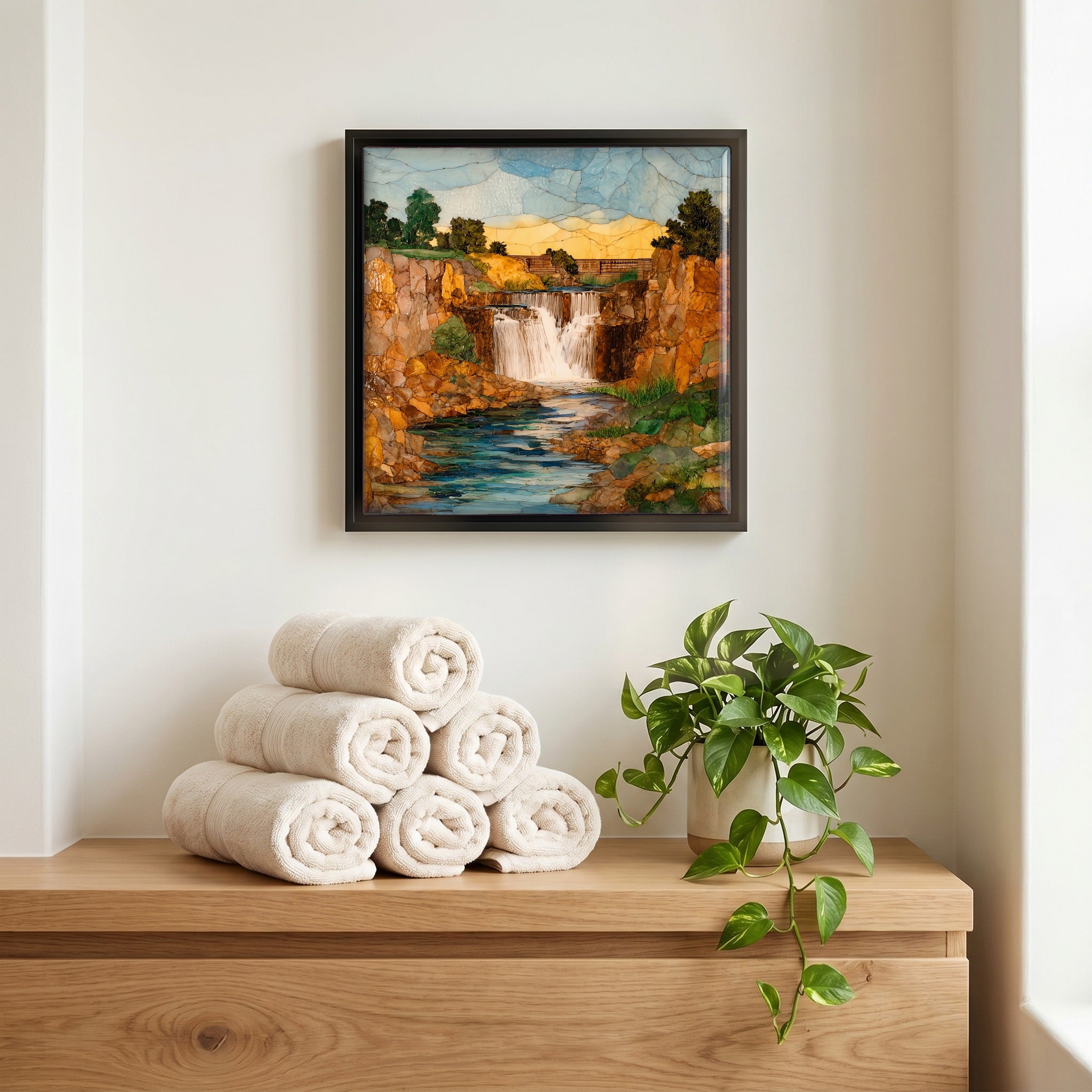 A quiet corner of the bath.