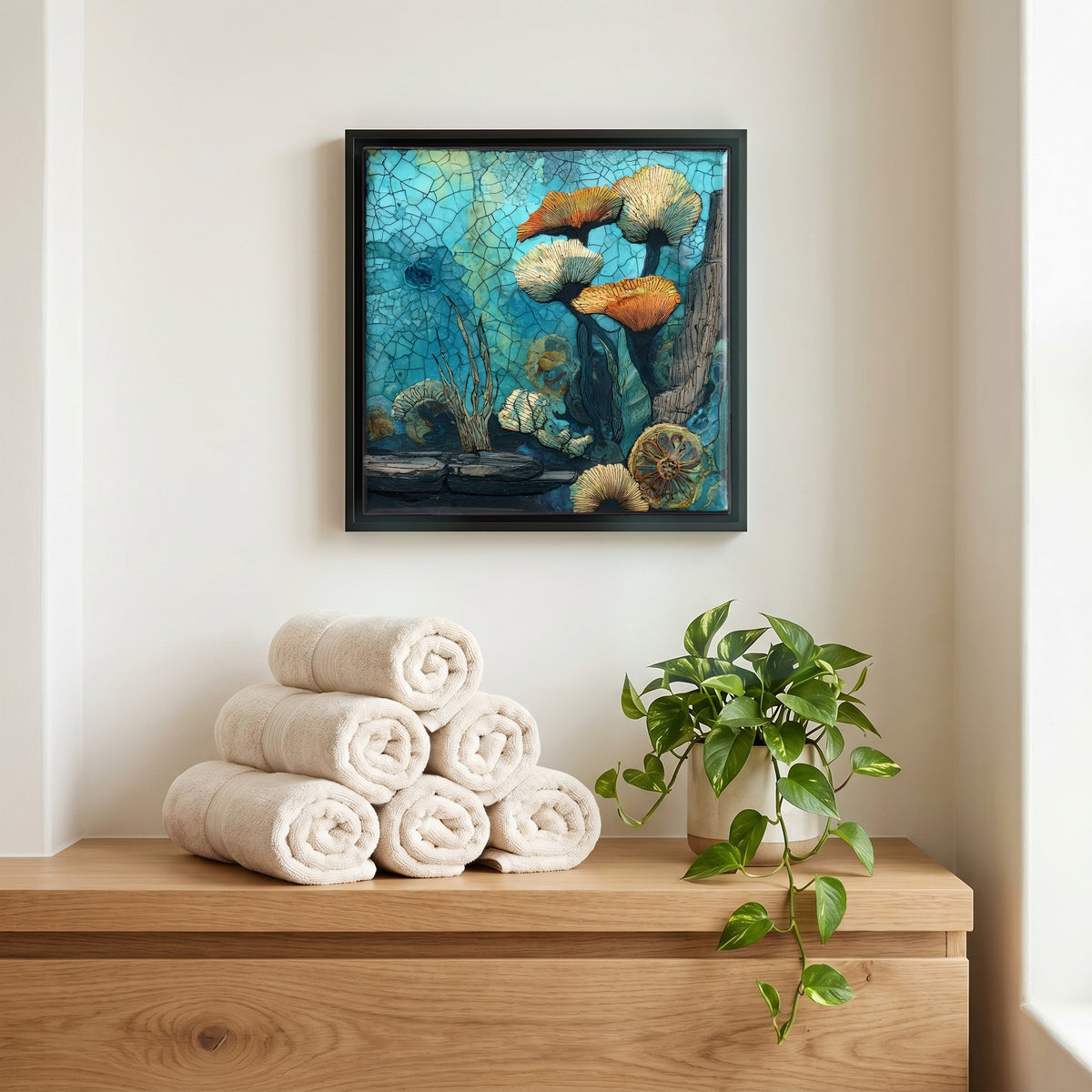 A quiet corner of the bath.