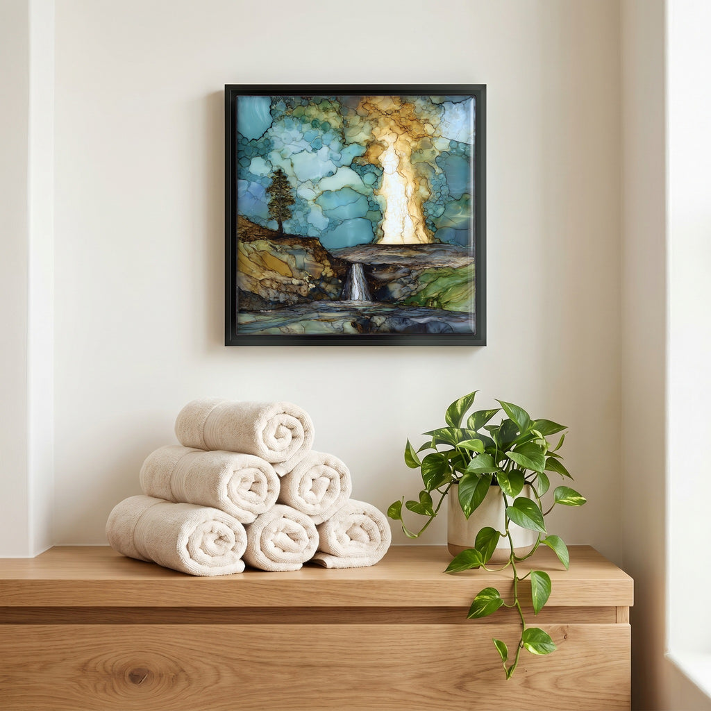 A quiet corner of the bath.