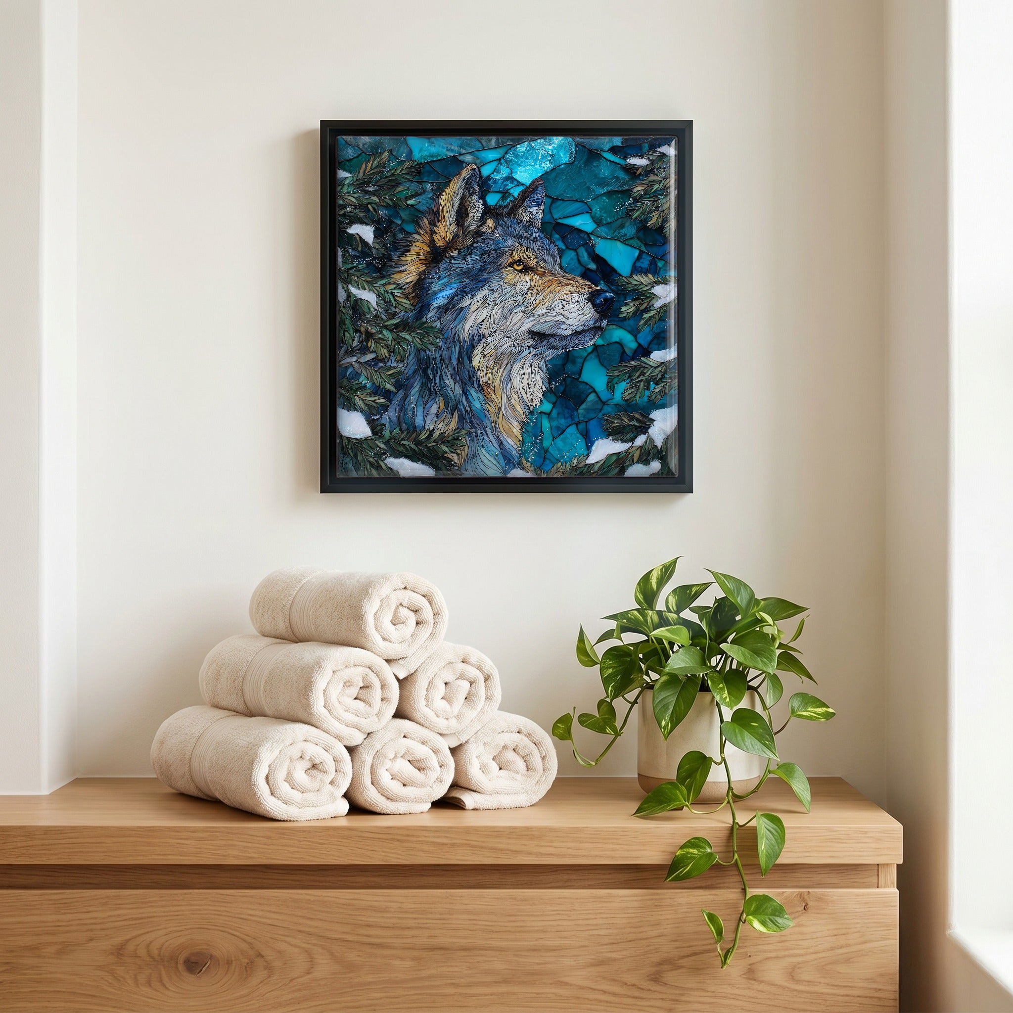 A quiet corner of the bath.