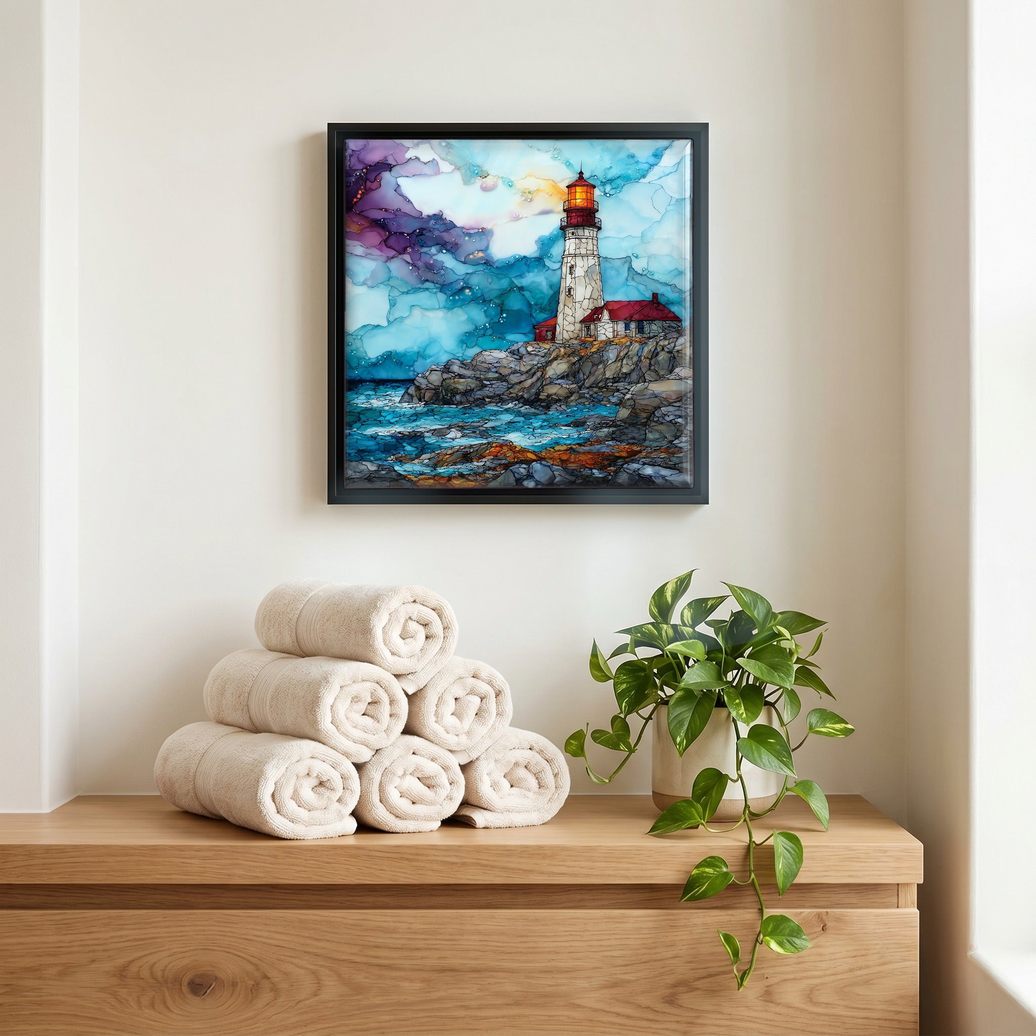 A quiet corner of the bath.