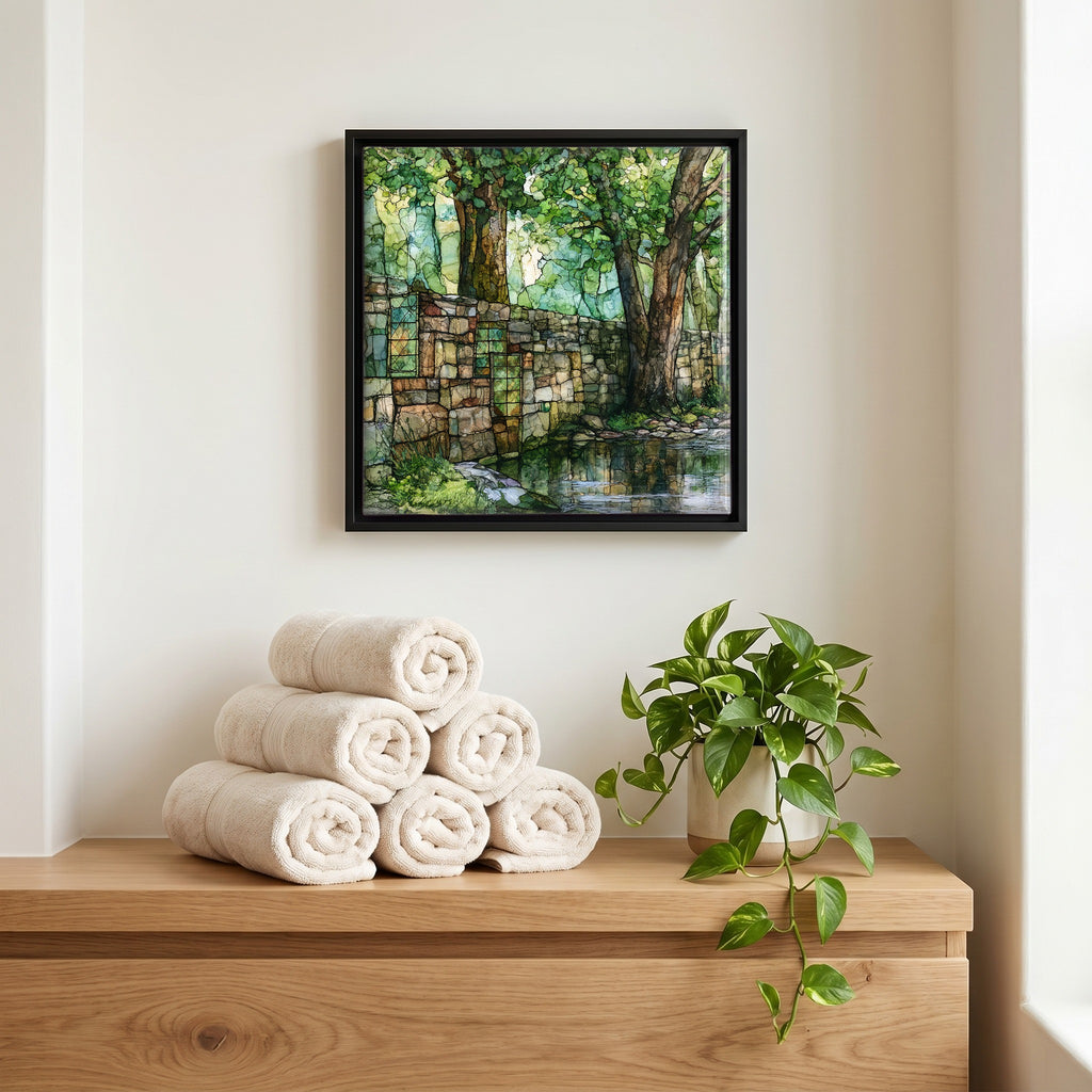 A quiet corner of the bath.