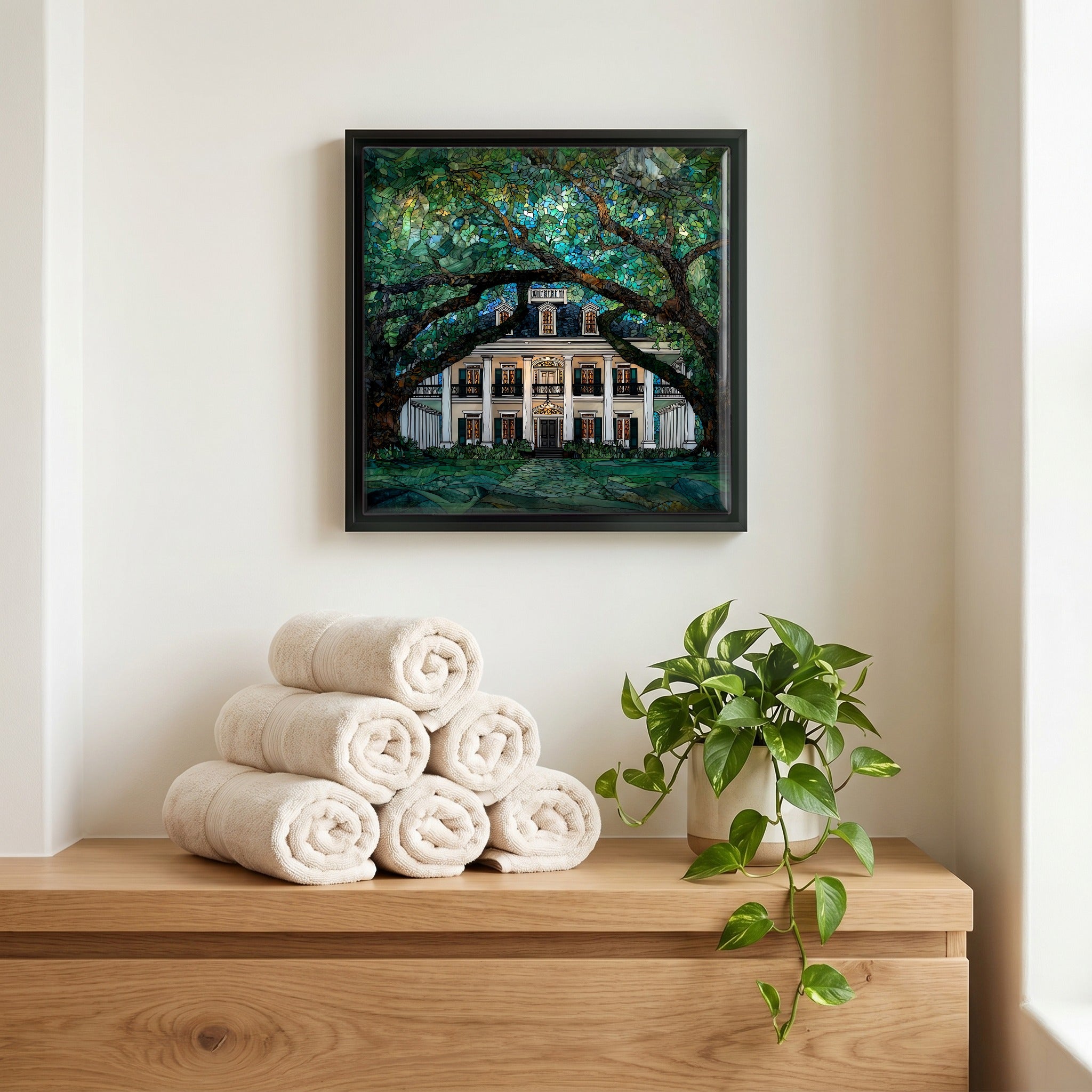 A quiet corner of the bath.