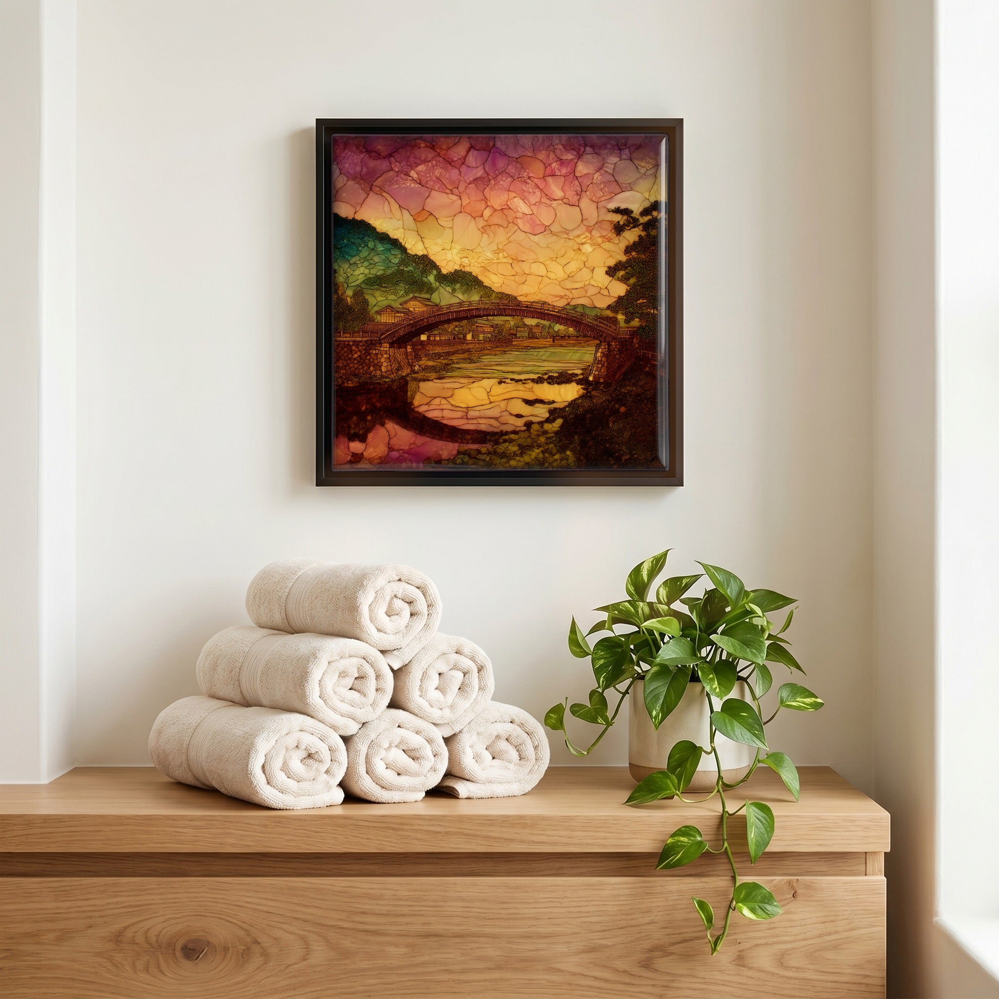 A quiet corner of the bath.