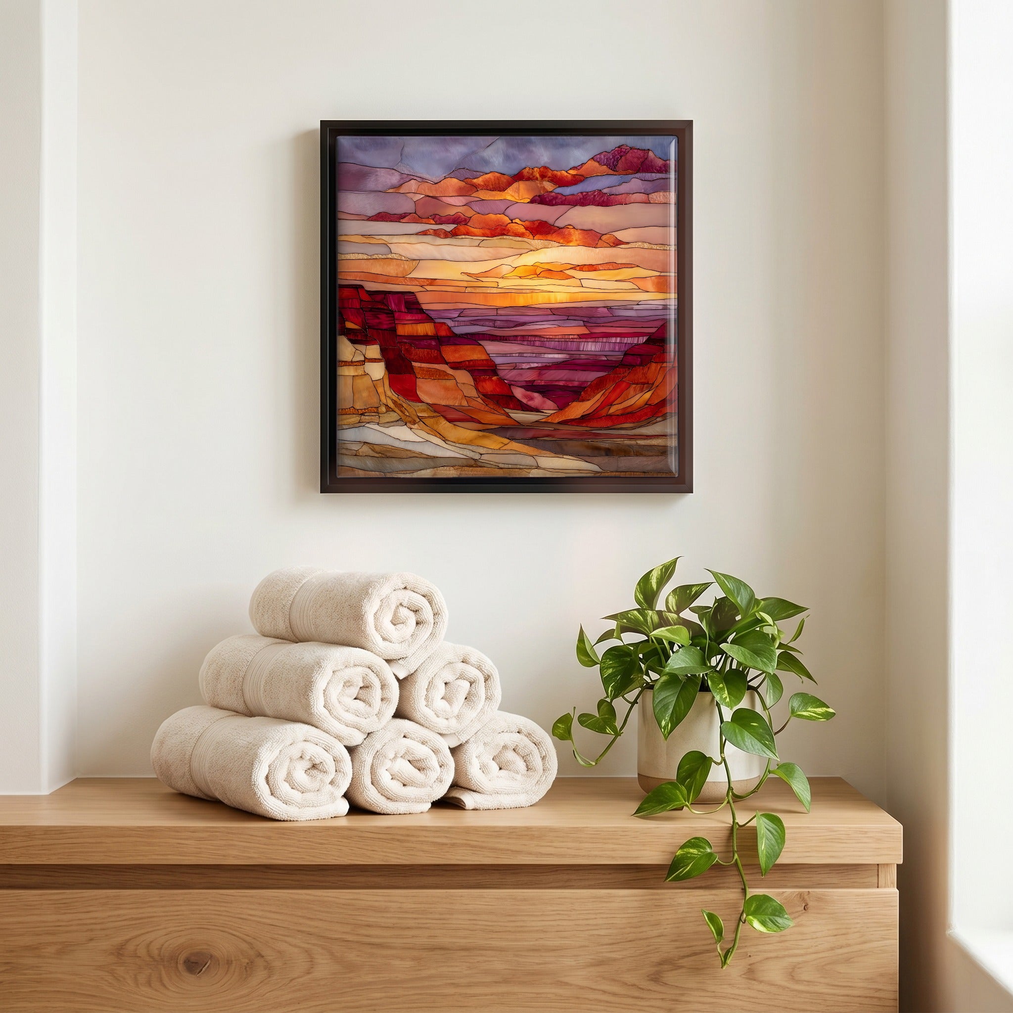 A quiet corner of the bath.