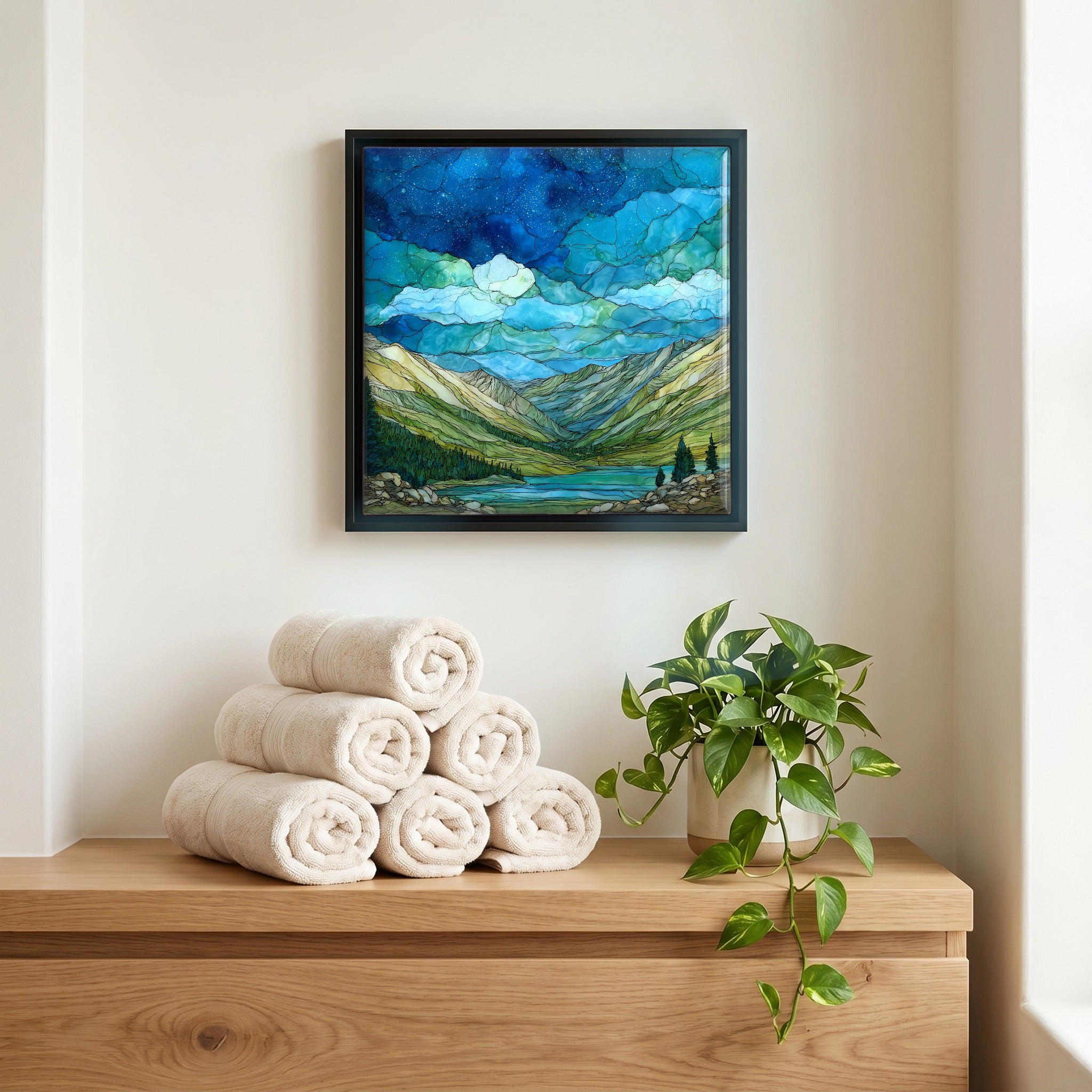 A quiet corner of the bath.