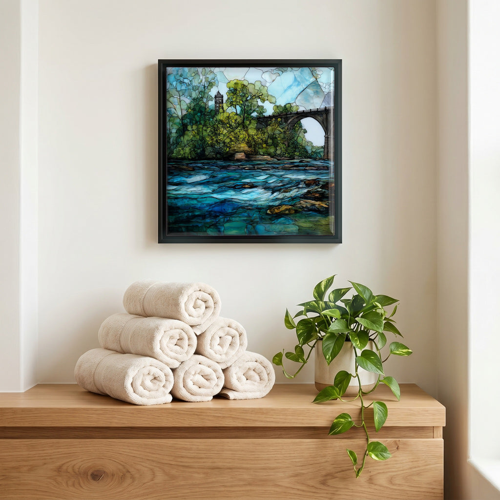 A quiet corner of the bath.