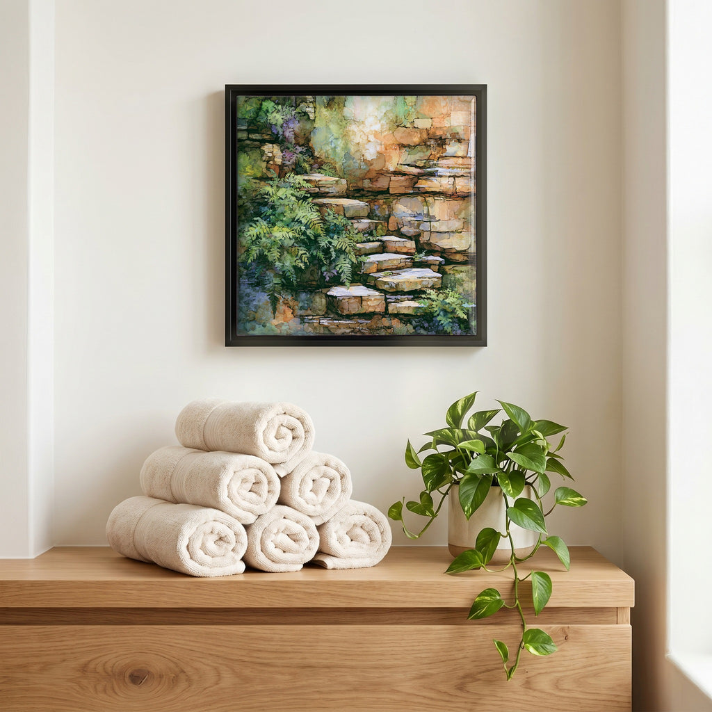 A quiet corner of the bath.