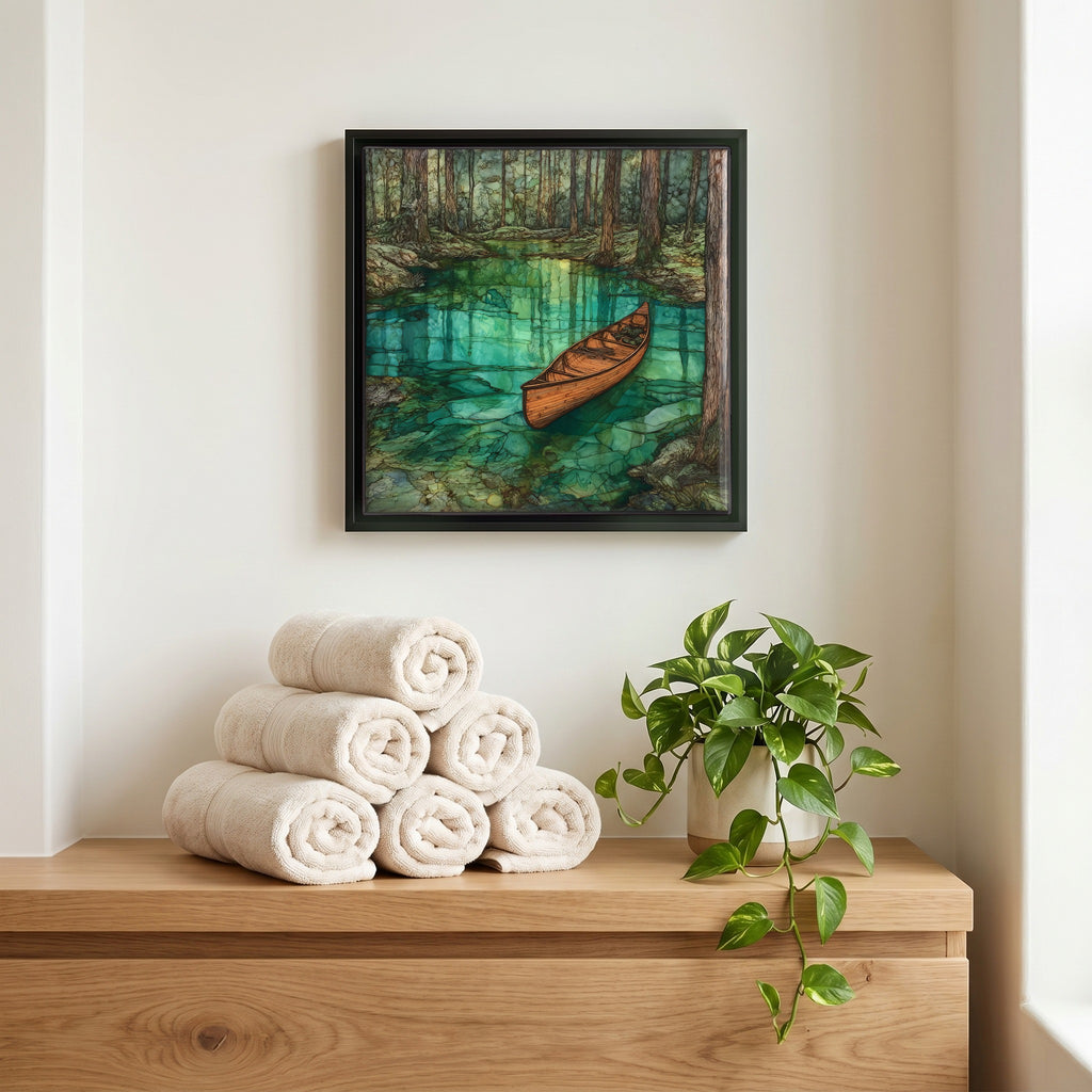 A quiet corner of the bath.
