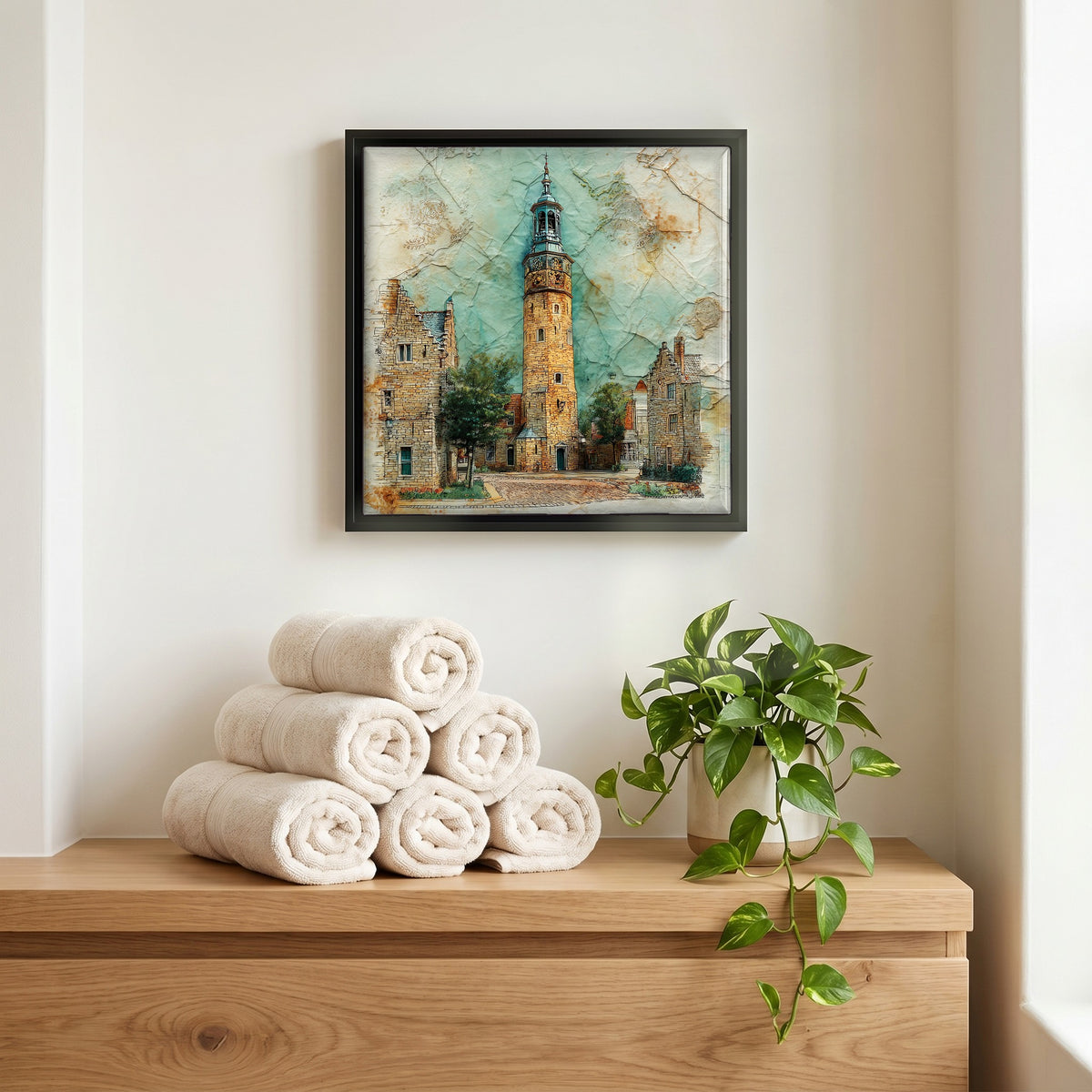 A quiet corner of the bath.