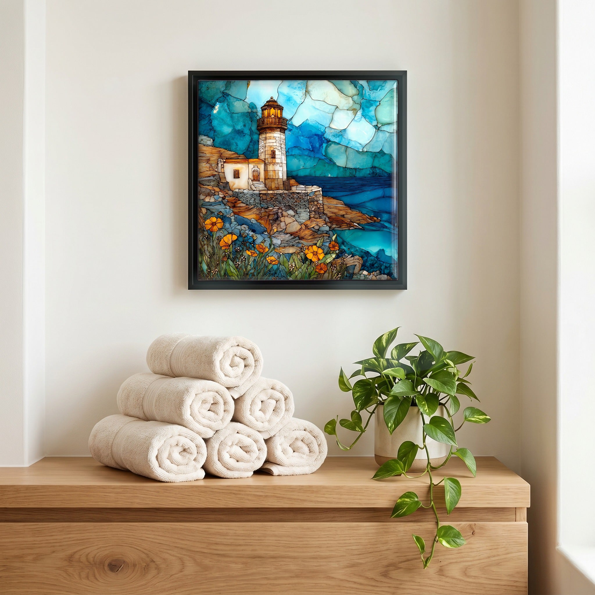 A quiet corner of the bath.