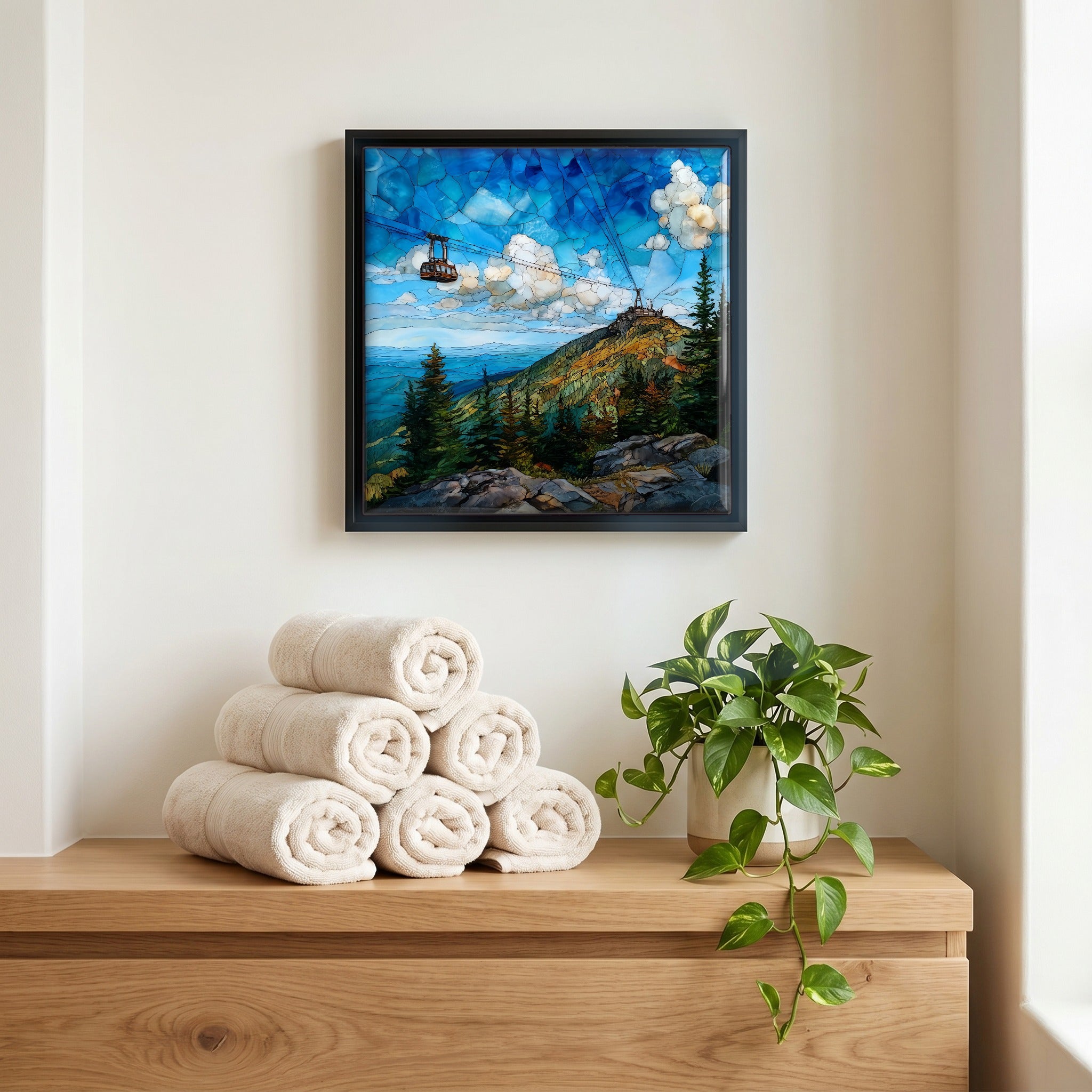 A quiet corner of the bath.