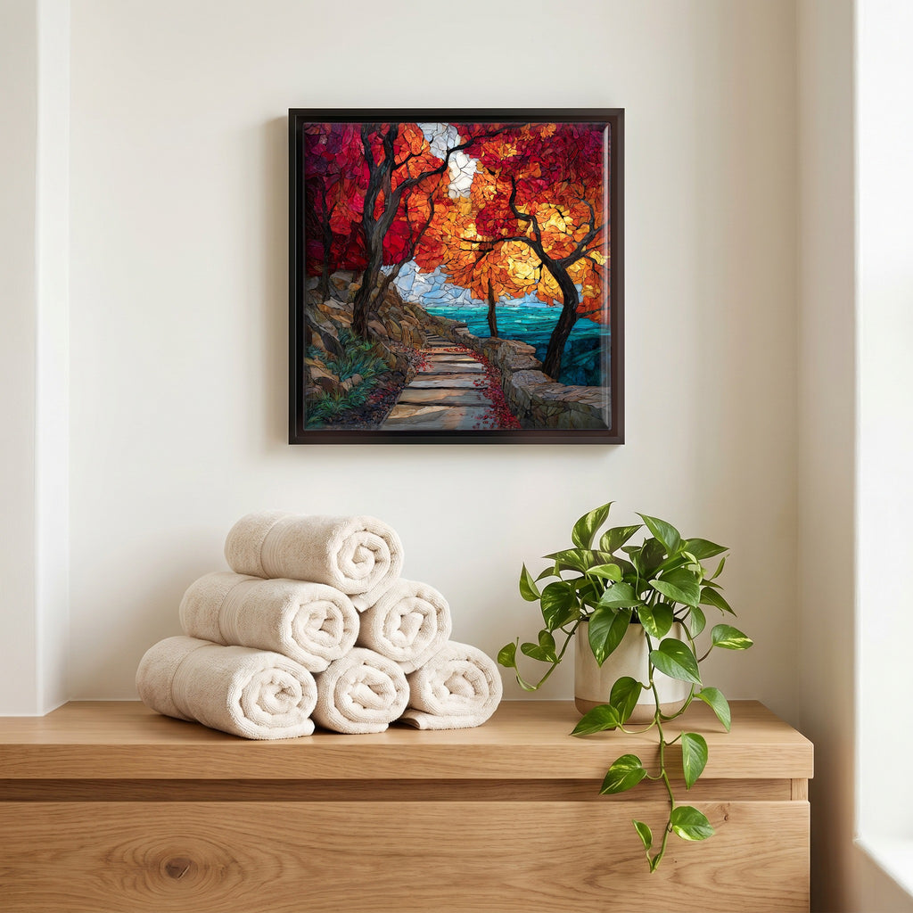 A quiet corner of the bath.