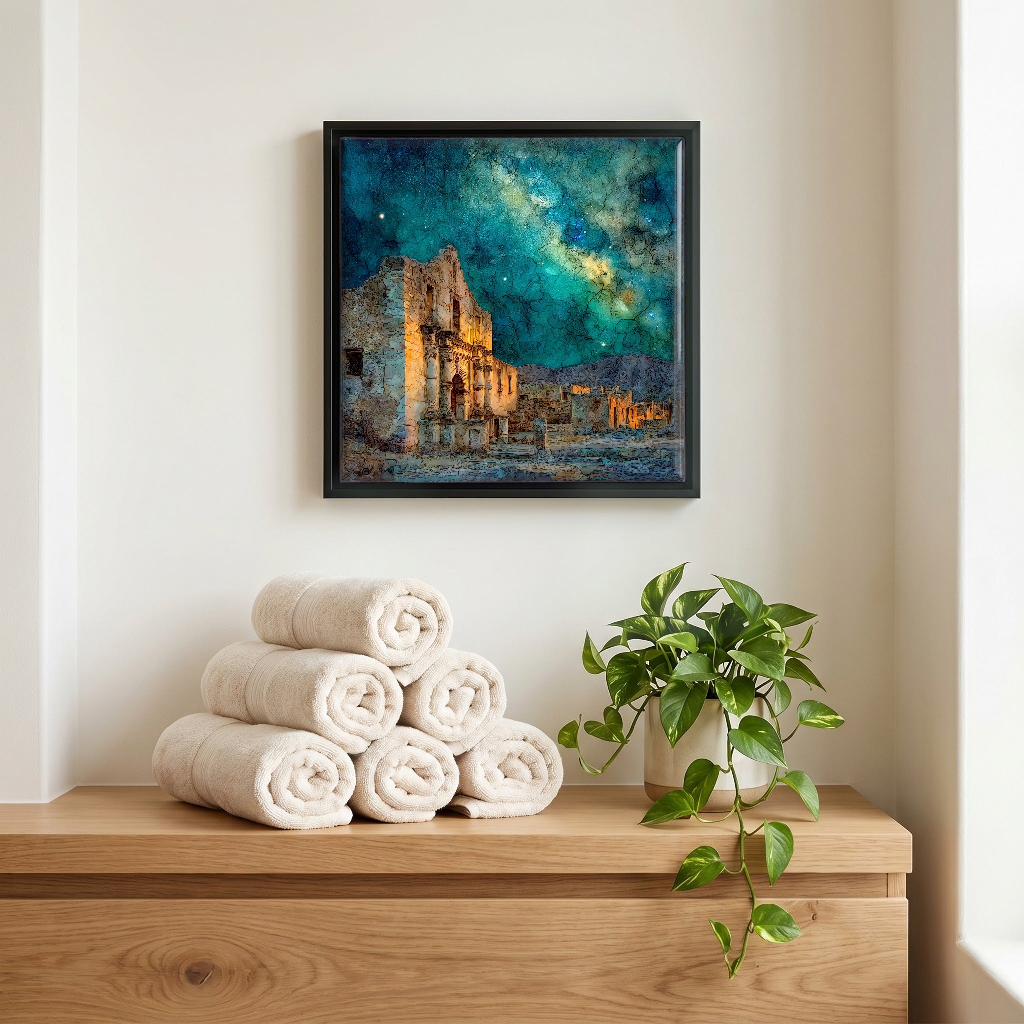 A quiet corner of the bath.