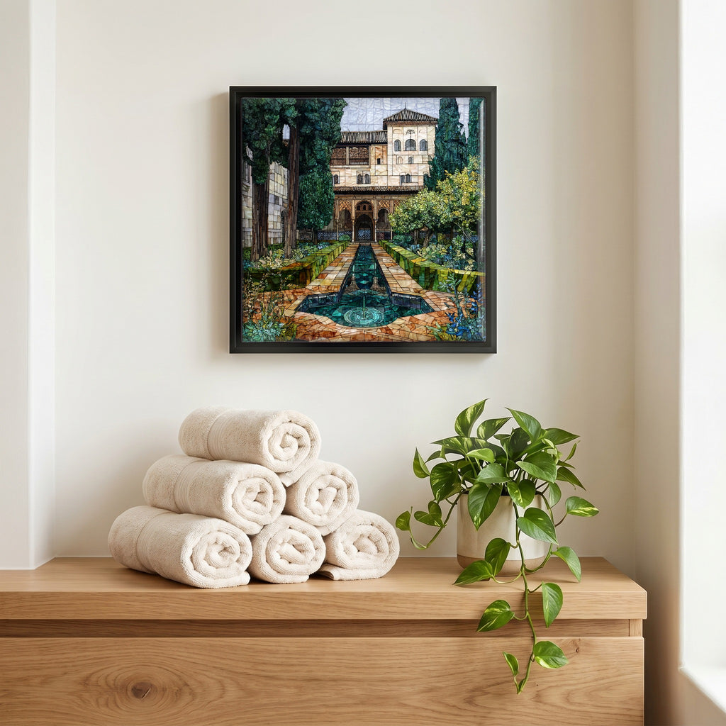 A quiet corner of the bath.