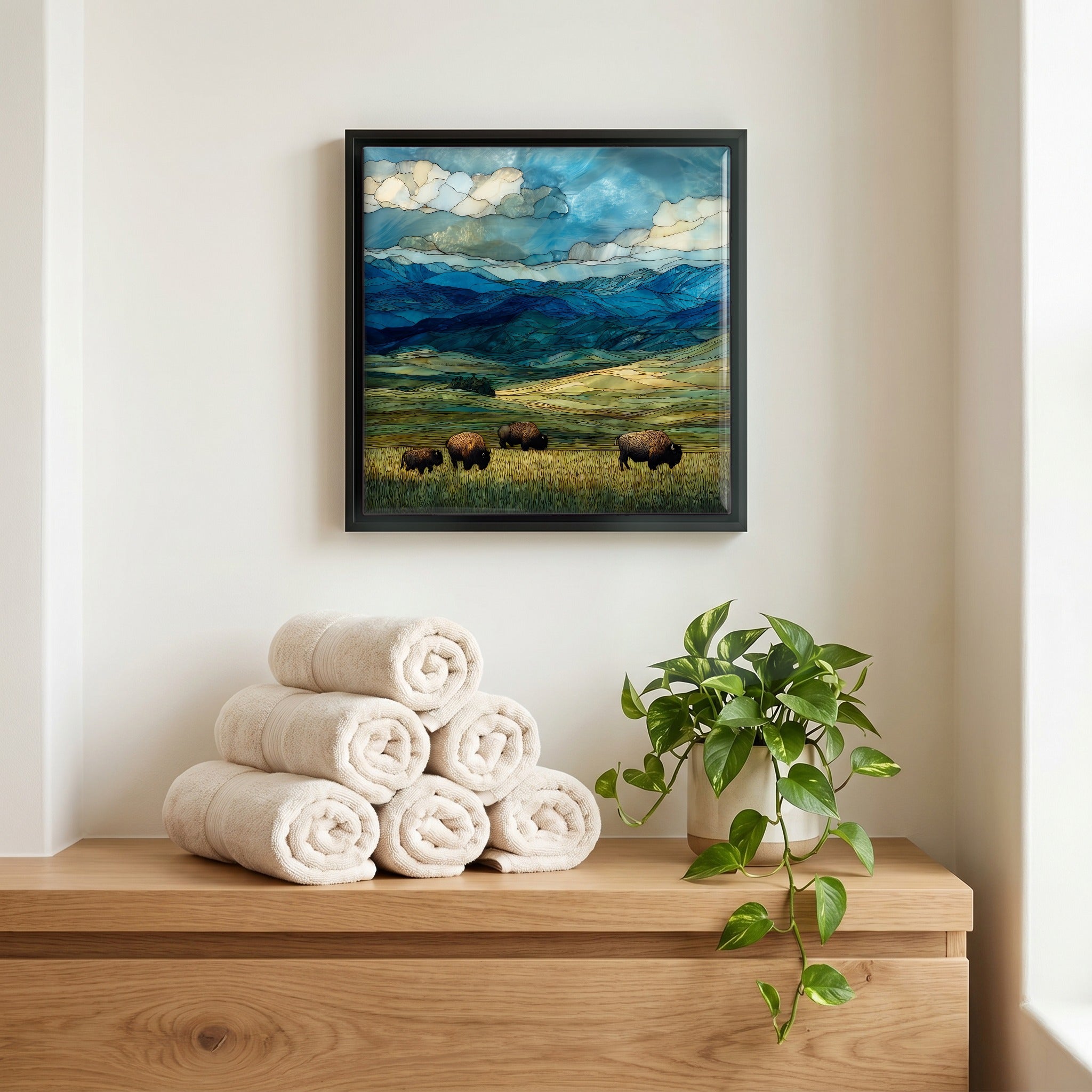 A quiet corner of the bath.