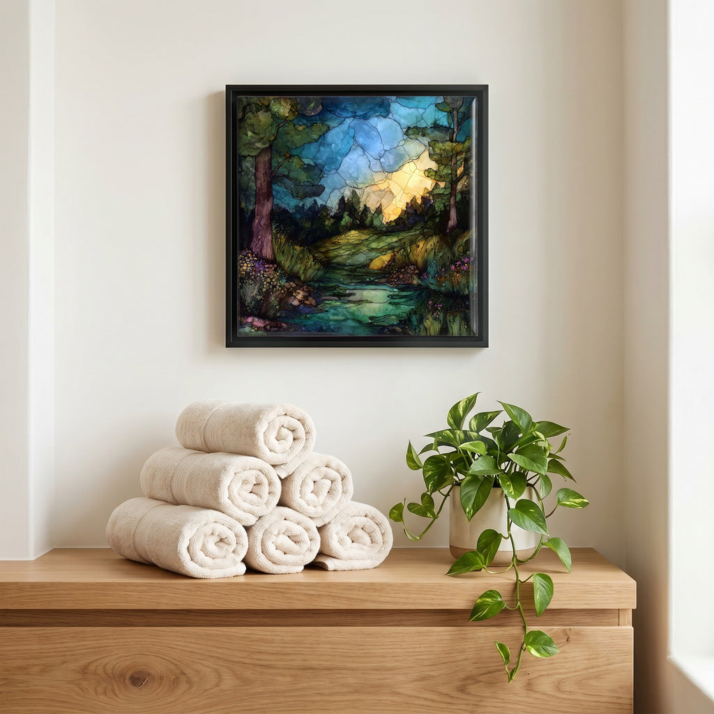 A quiet corner of the bath.