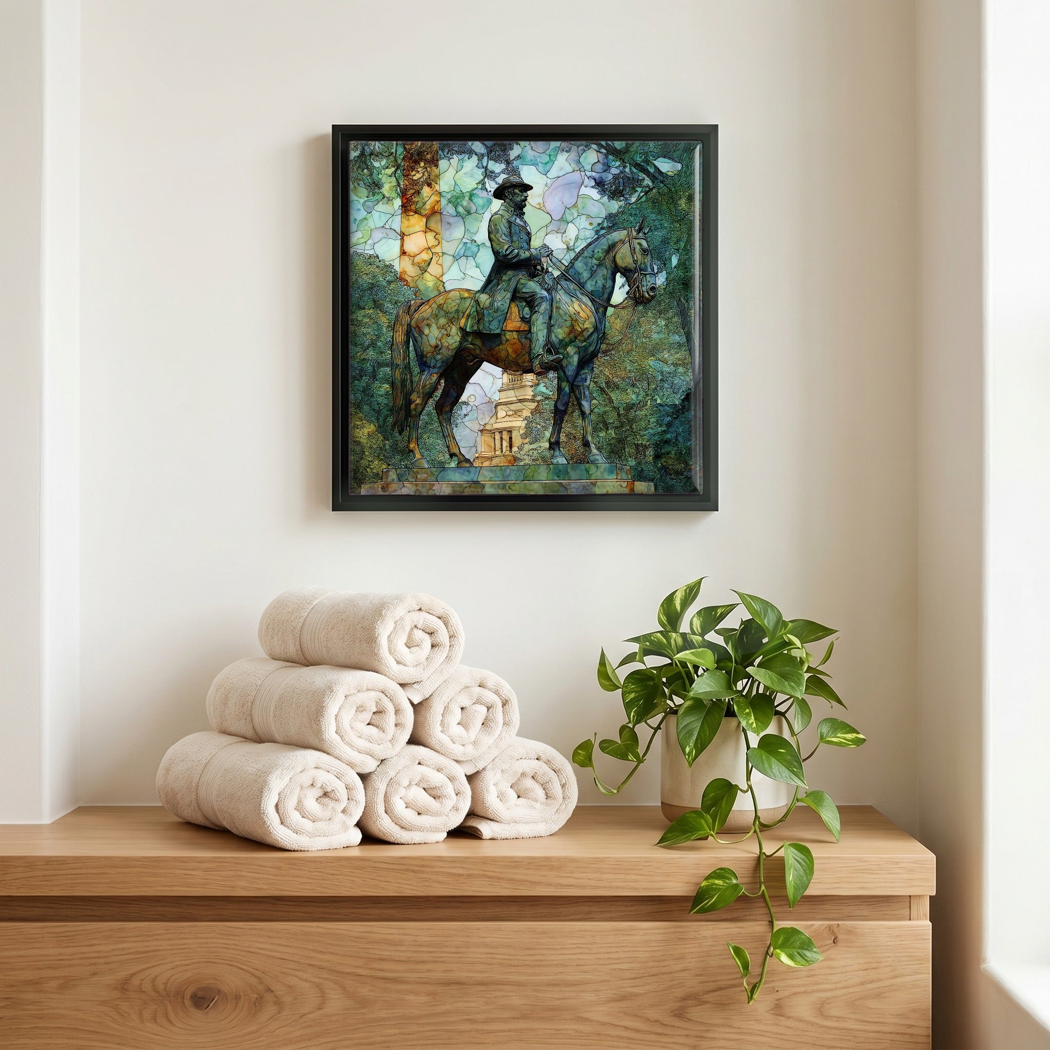 A quiet corner of the bath.