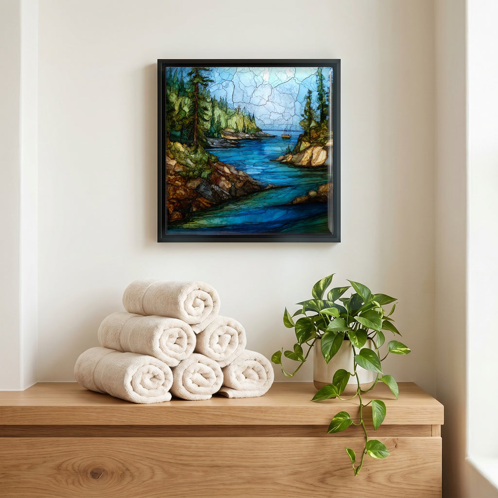 A quiet corner of the bath.