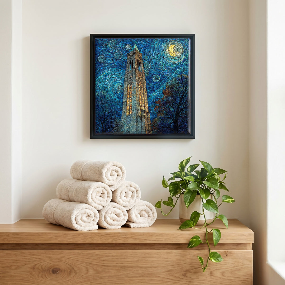 A quiet corner of the bath.