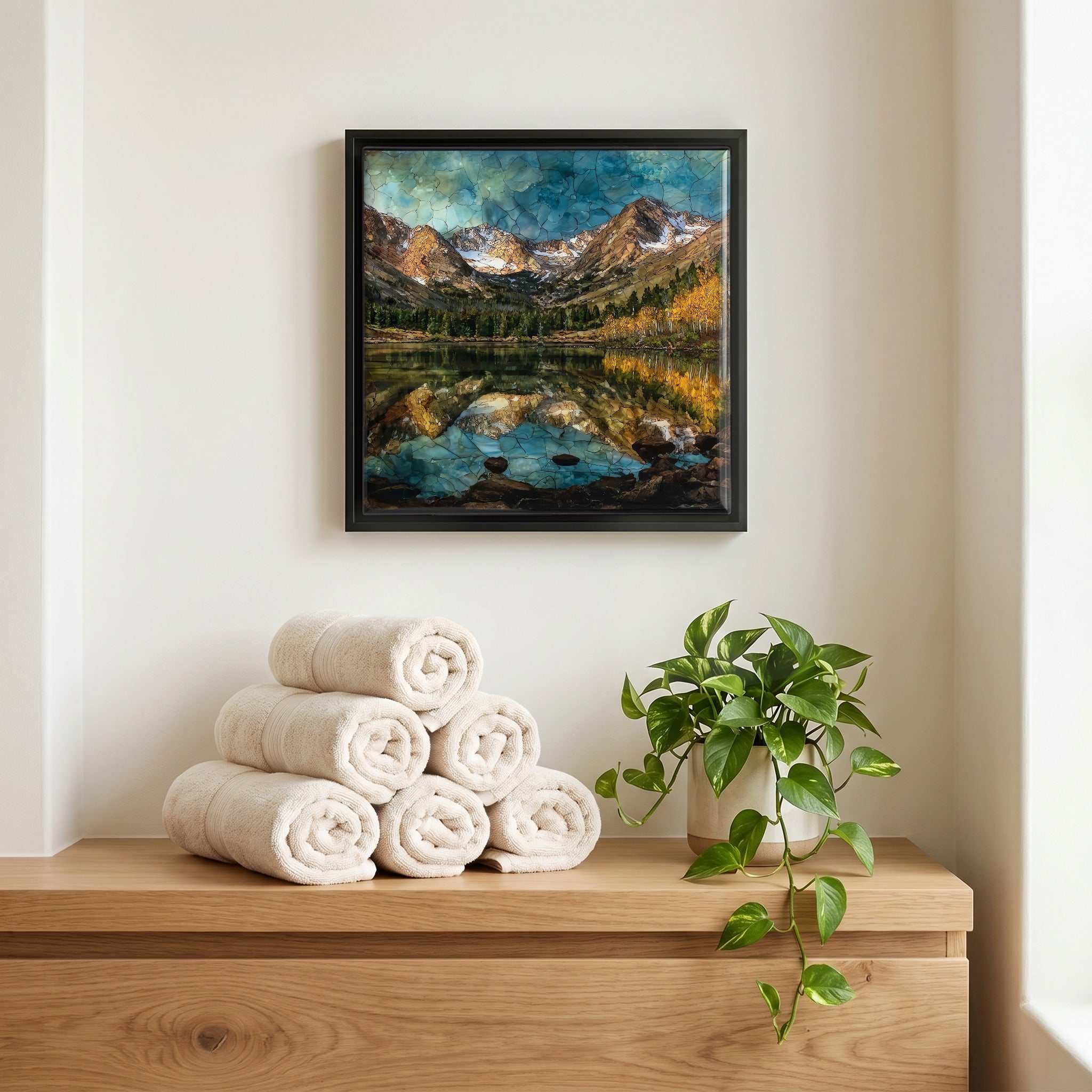 A quiet corner of the bath.