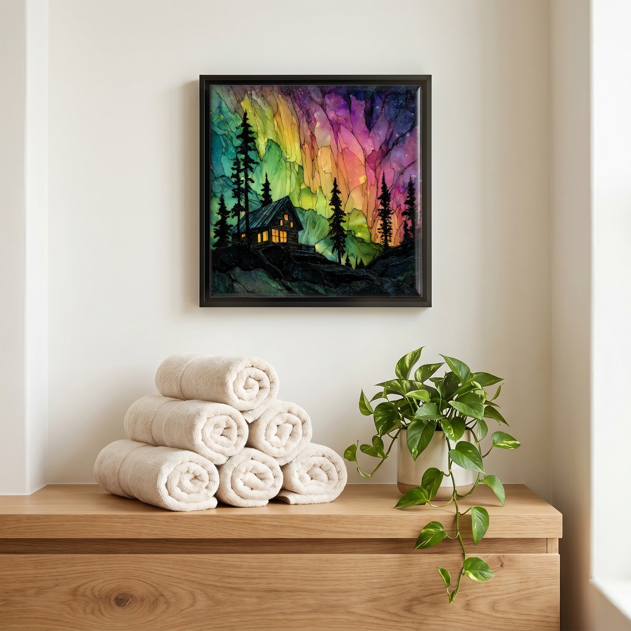 A quiet corner of the bath.