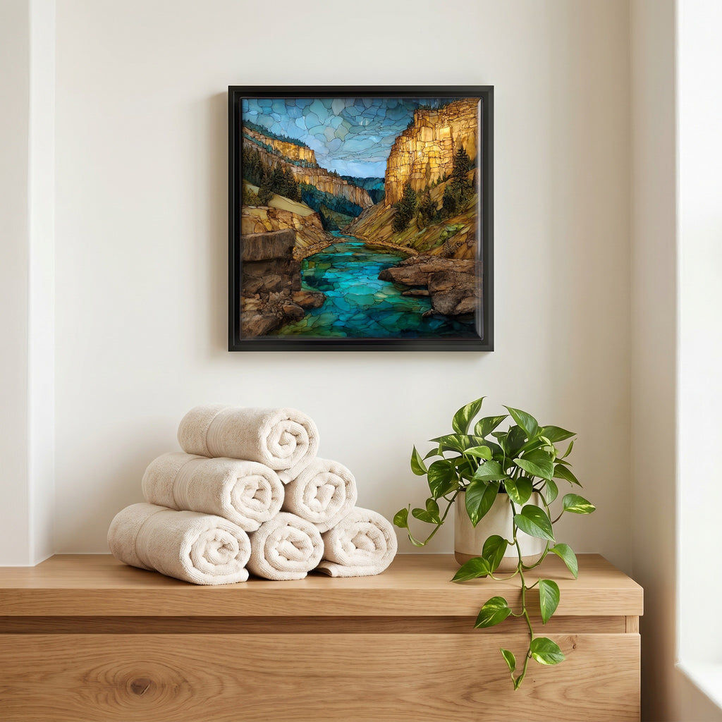 A quiet corner of the bath.