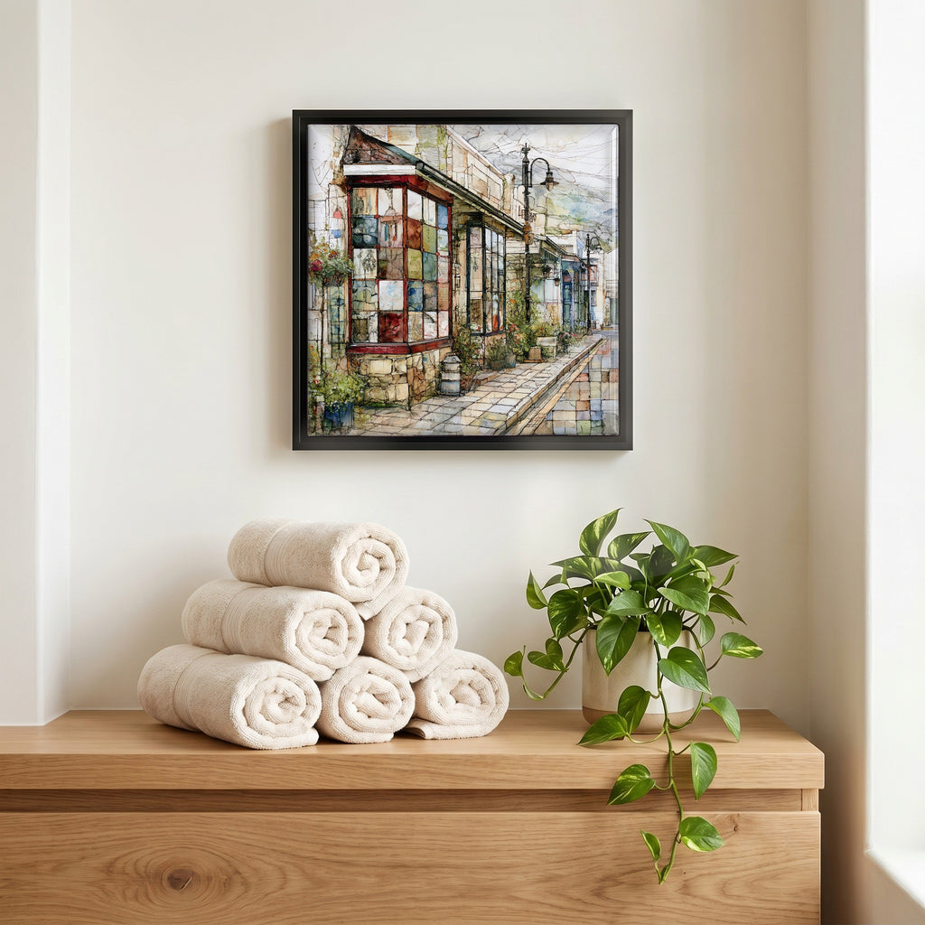 A quiet corner of the bath.