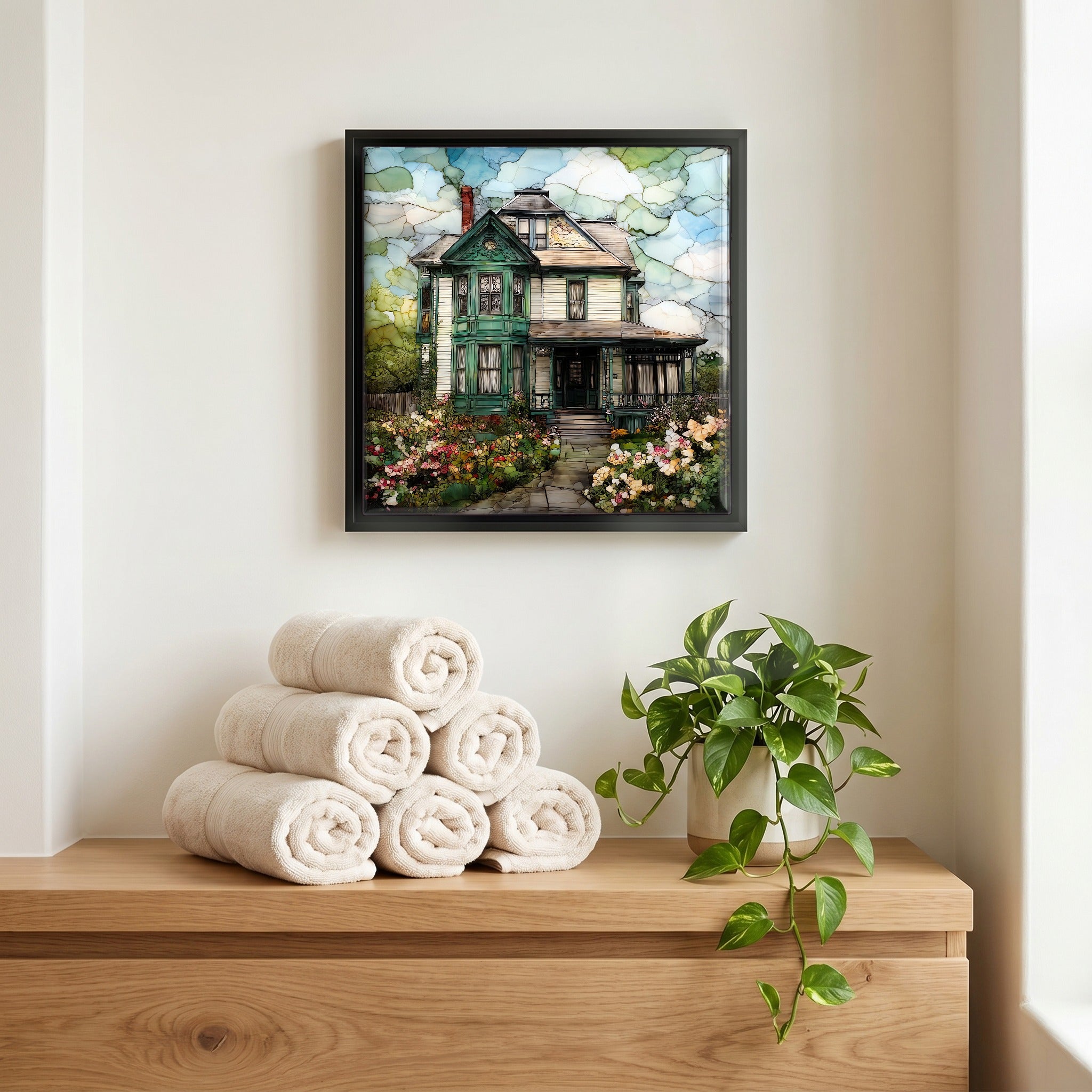 A quiet corner of the bath.