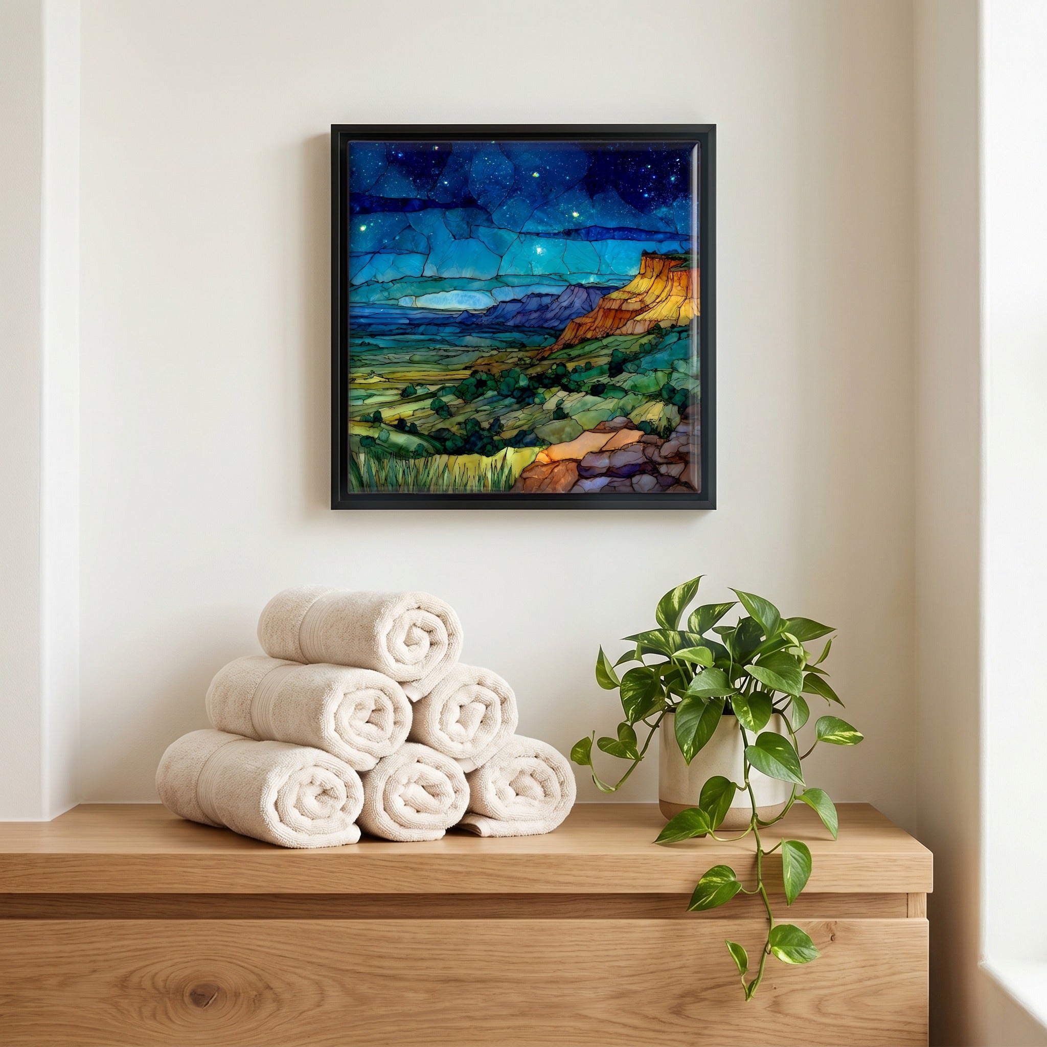A quiet corner of the bath.