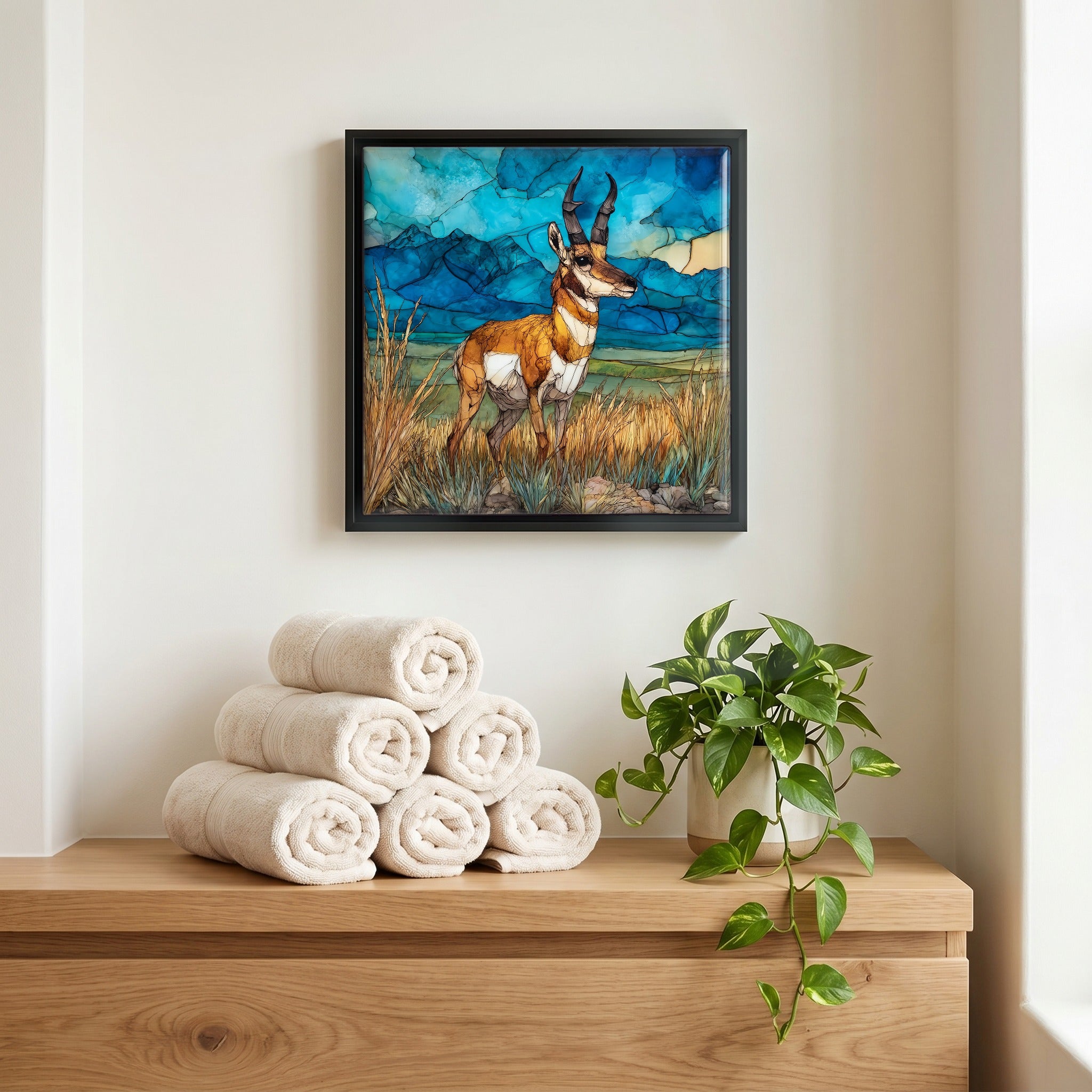 A quiet corner of the bath.