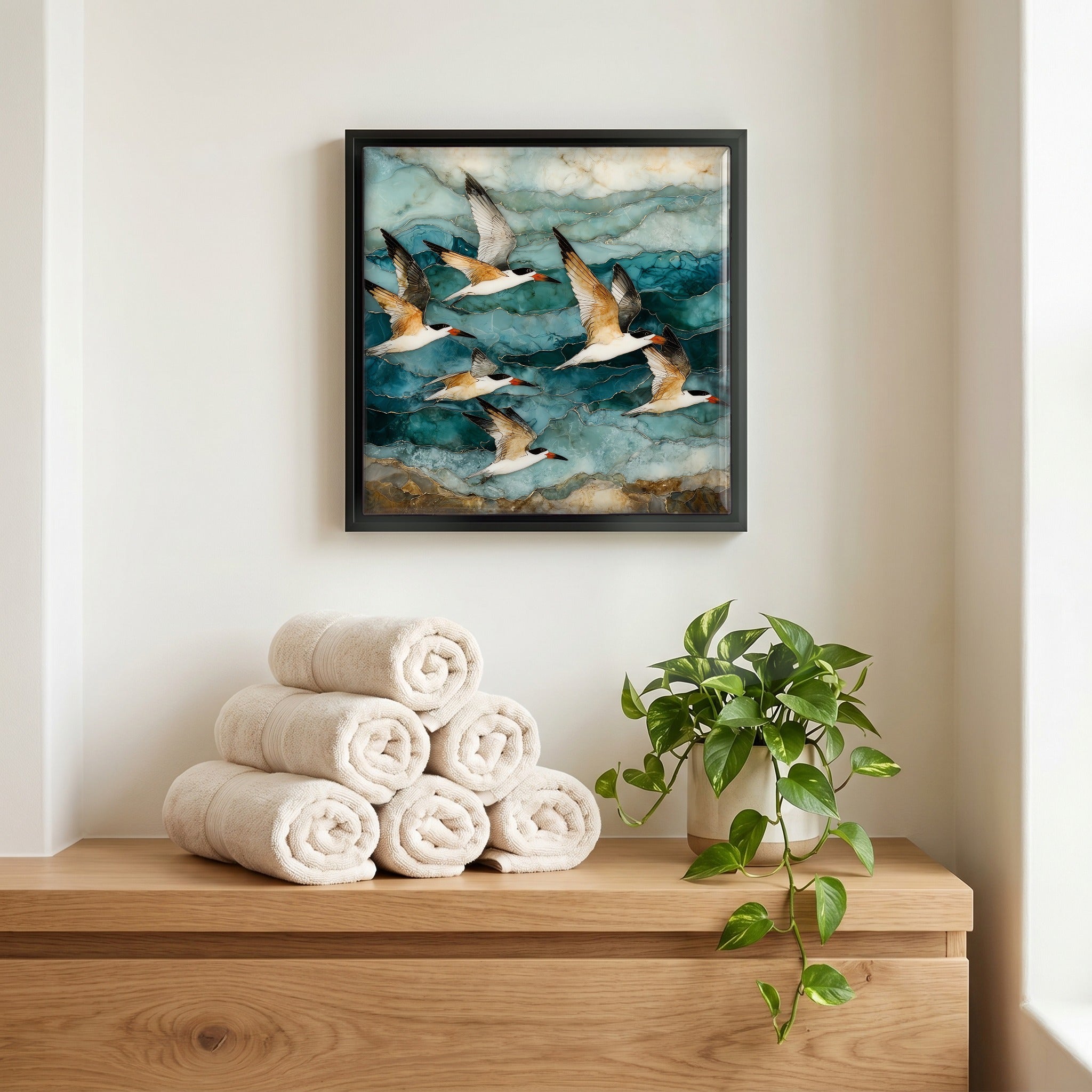 A quiet corner of the bath.