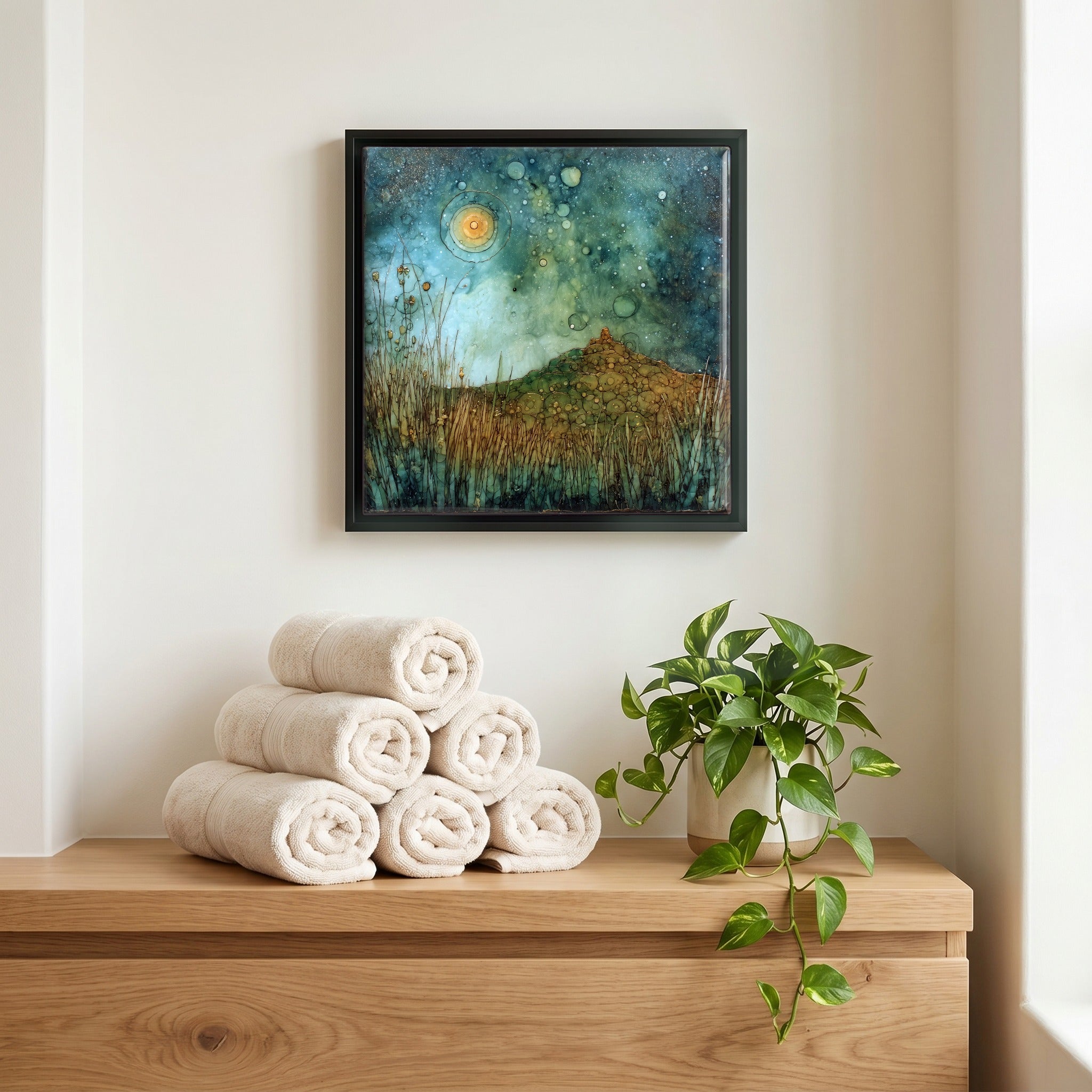 A quiet corner of the bath.