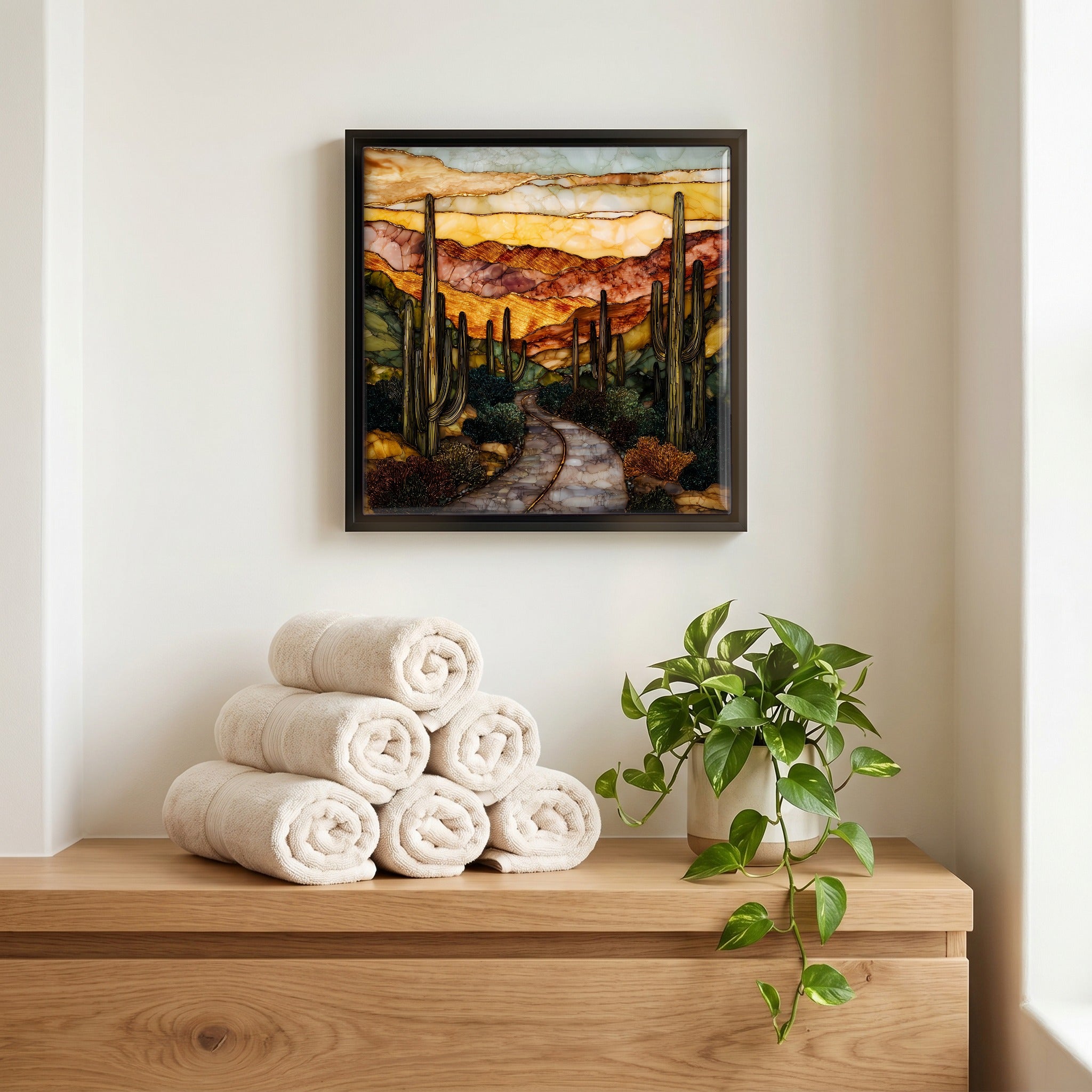 A quiet corner of the bath.