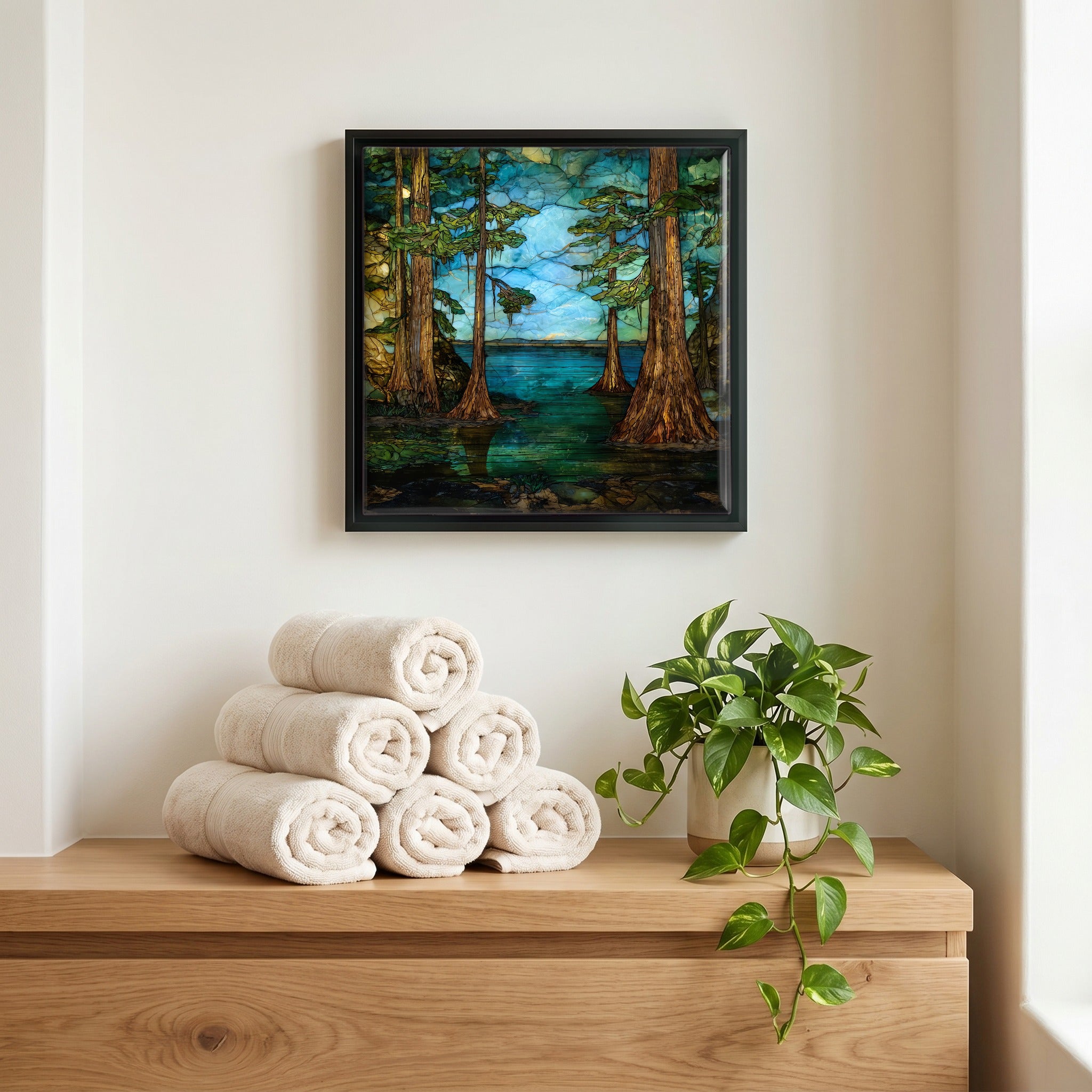 A quiet corner of the bath.