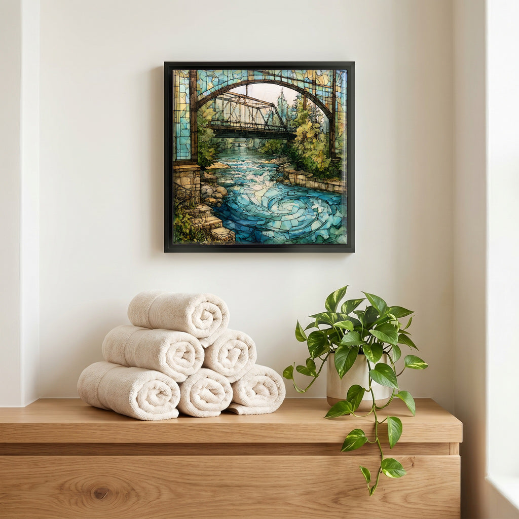 A quiet corner of the bath.