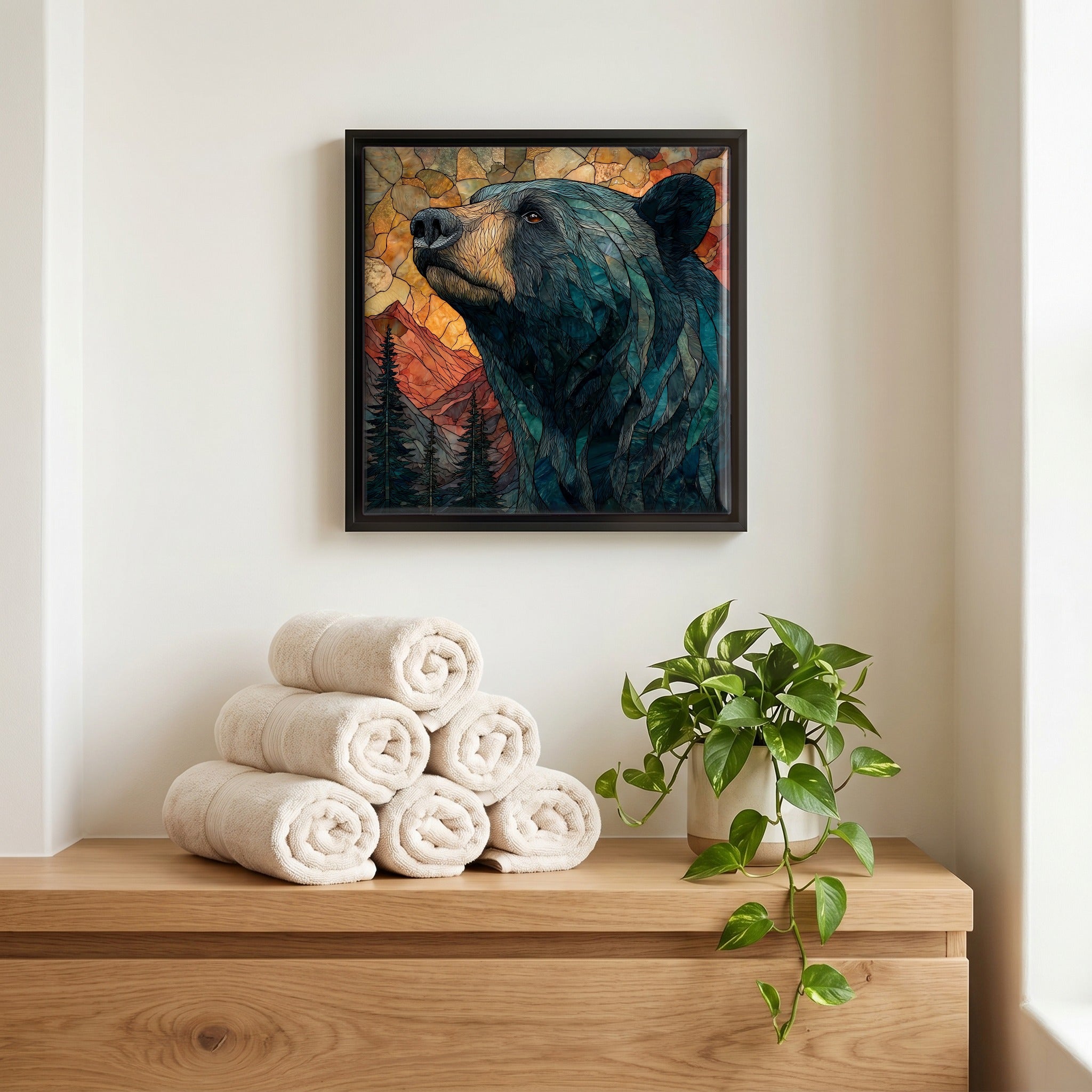 A quiet corner of the bath.