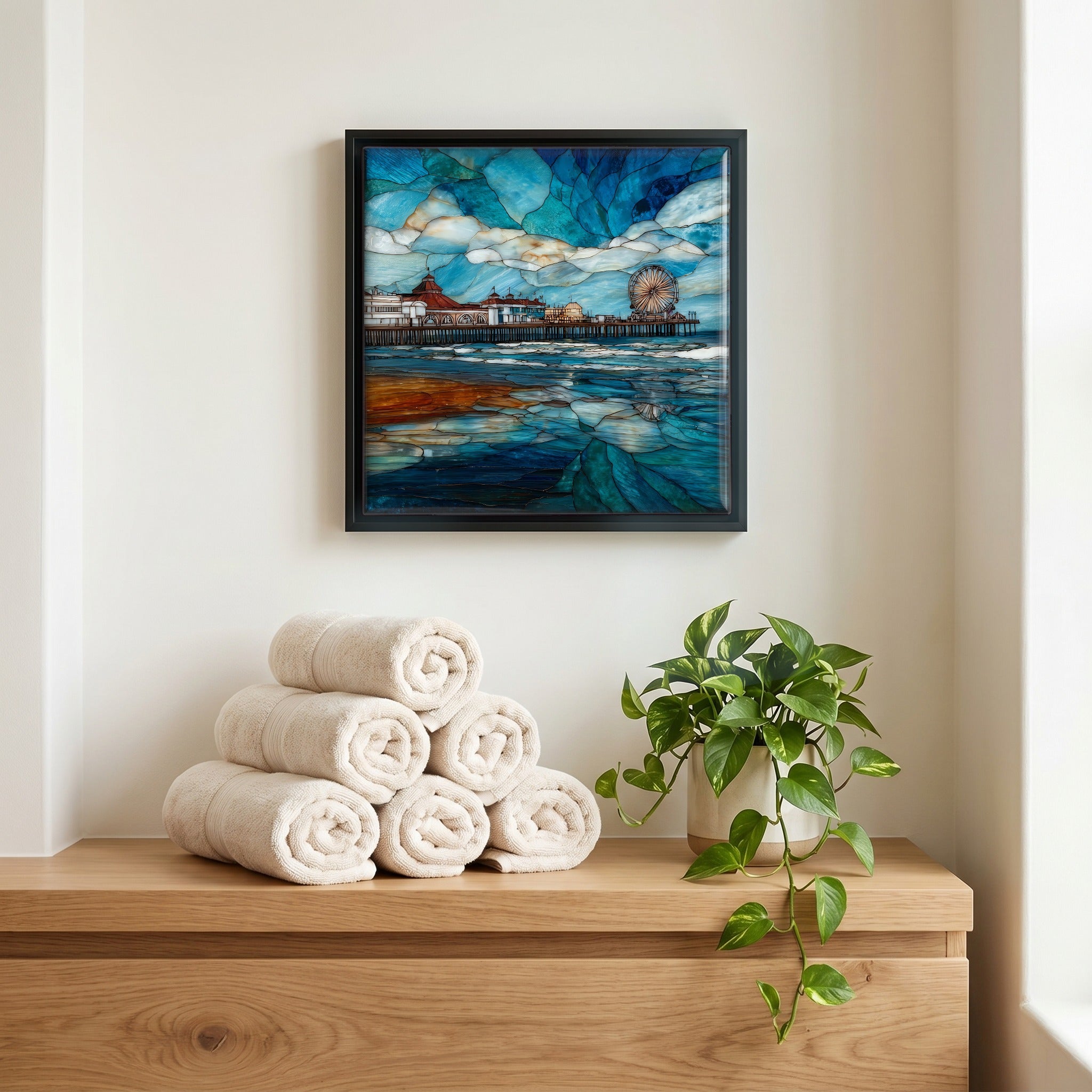 A quiet corner of the bath.
