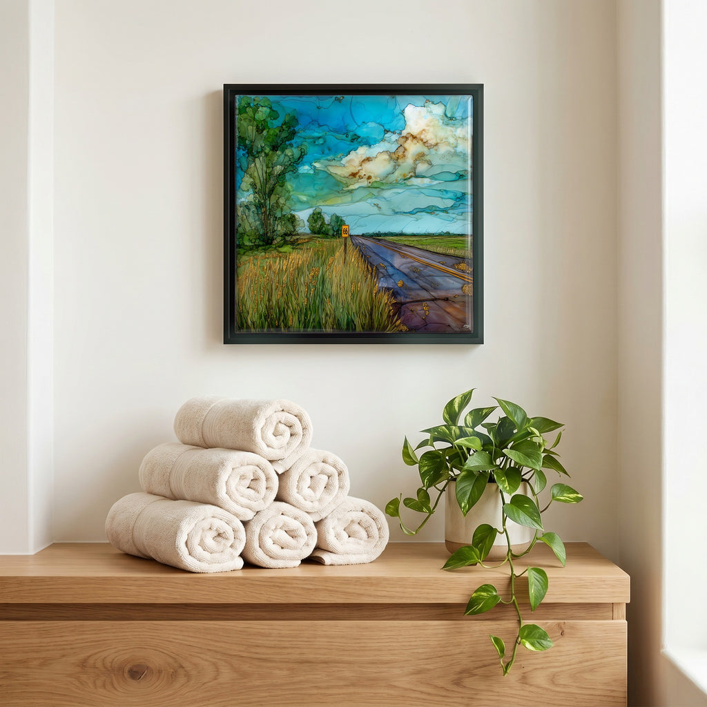 A quiet corner of the bath.