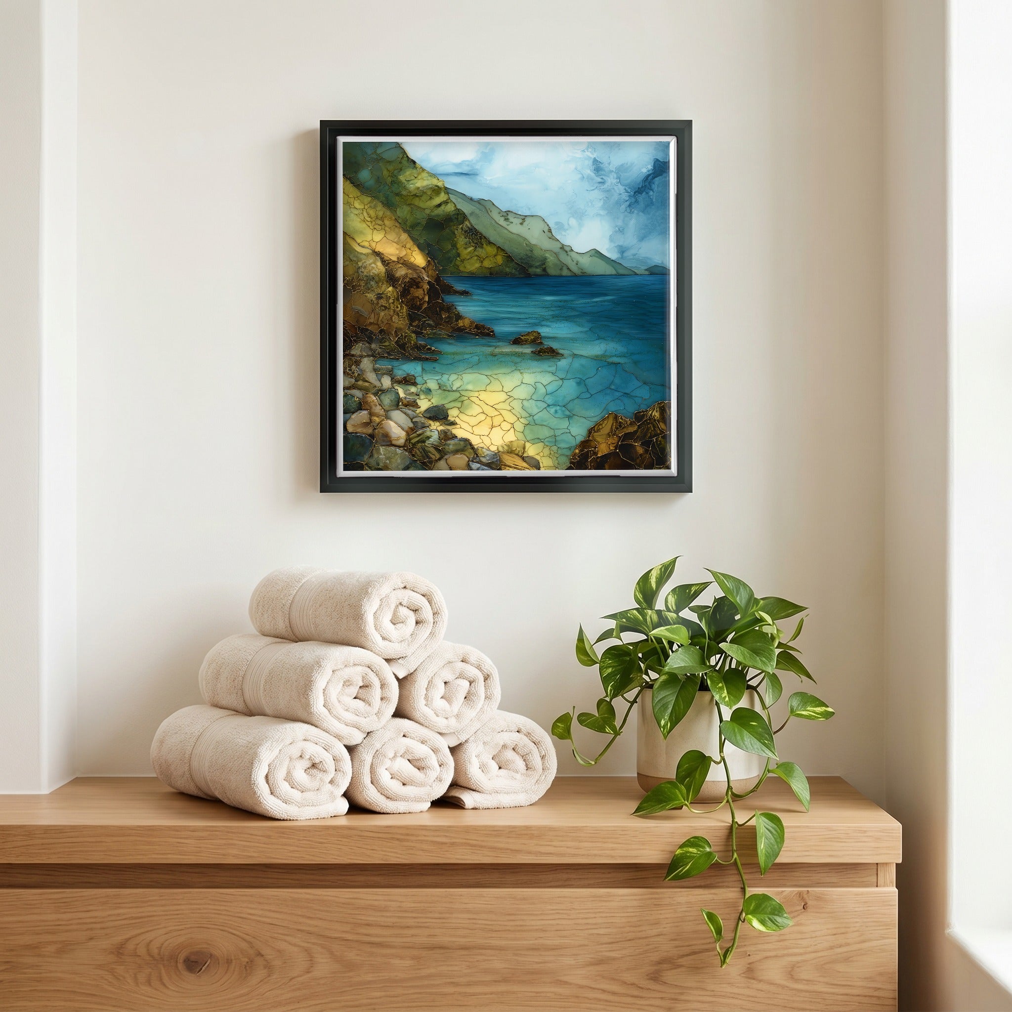 A quiet corner of the bath.