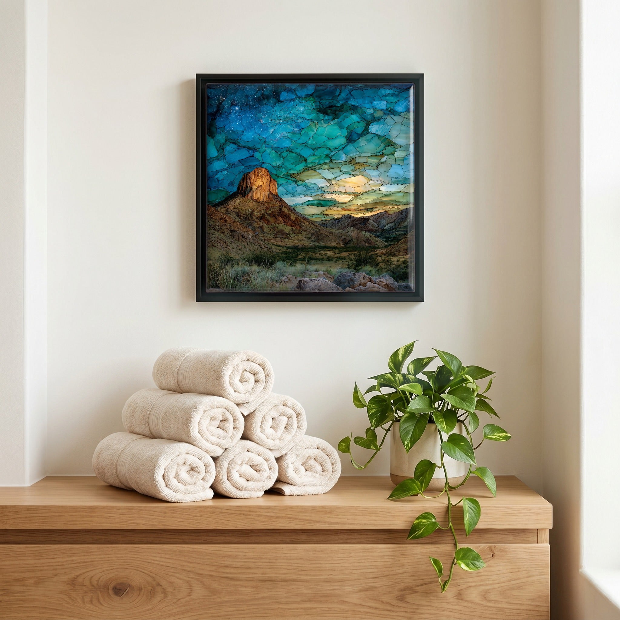 A quiet corner of the bath.
