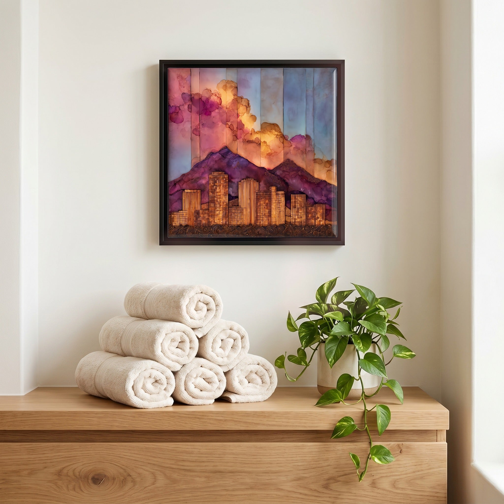A quiet corner of the bath.
