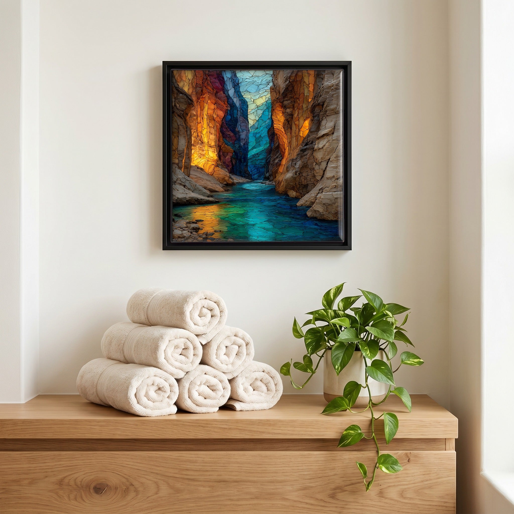 A quiet corner of the bath.