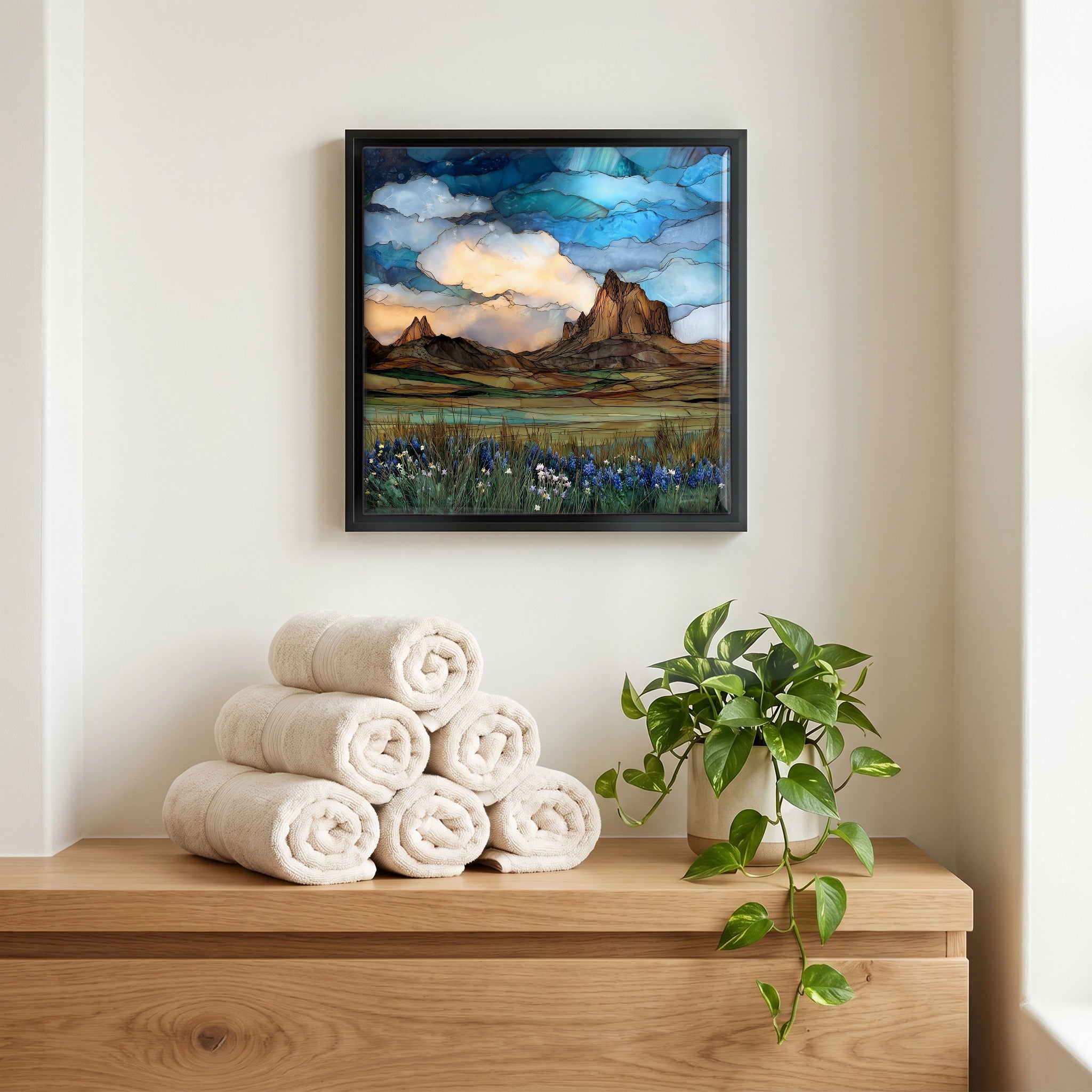 A quiet corner of the bath.