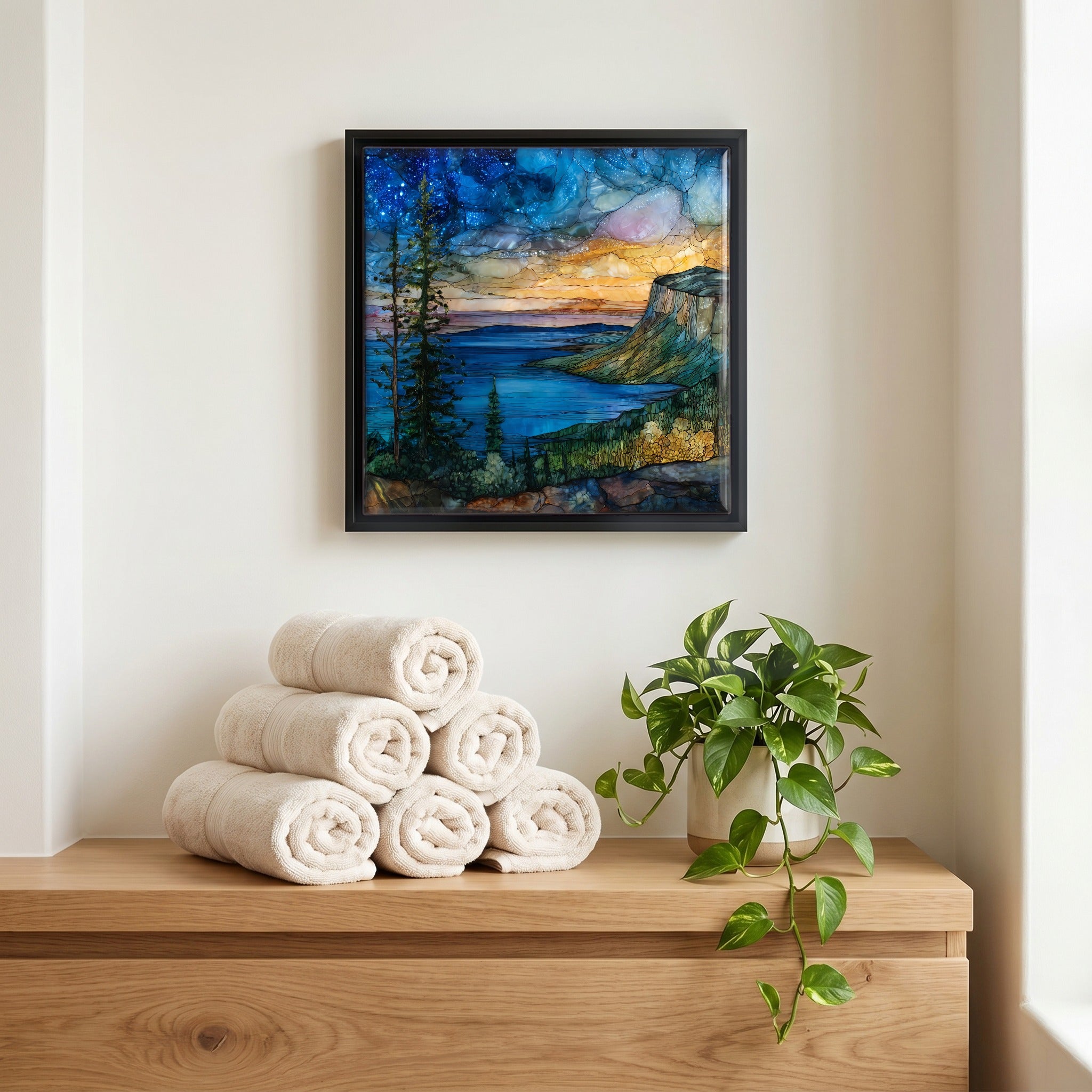 A quiet corner of the bath.